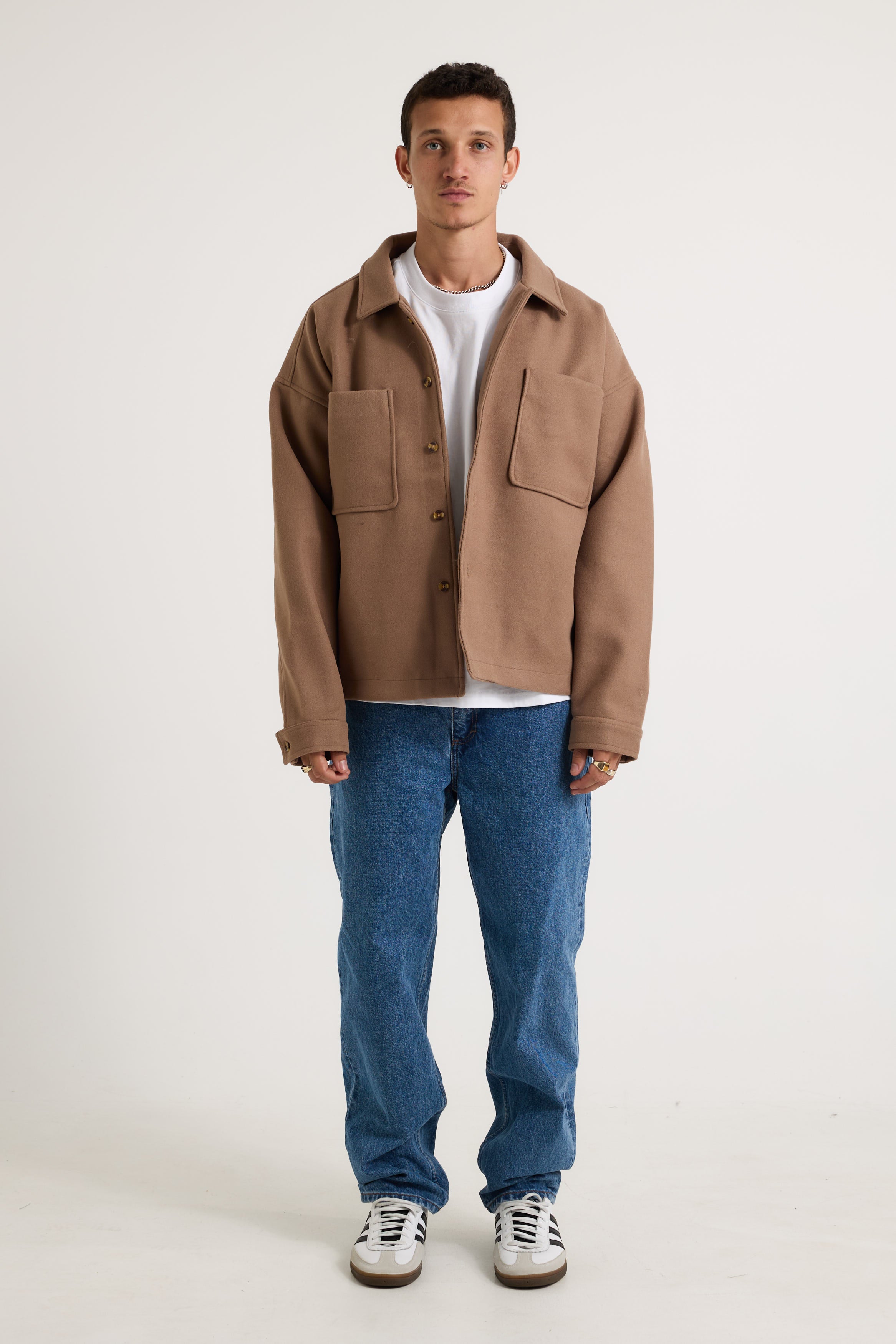 Structure Jacket Choc - FINAL SALE