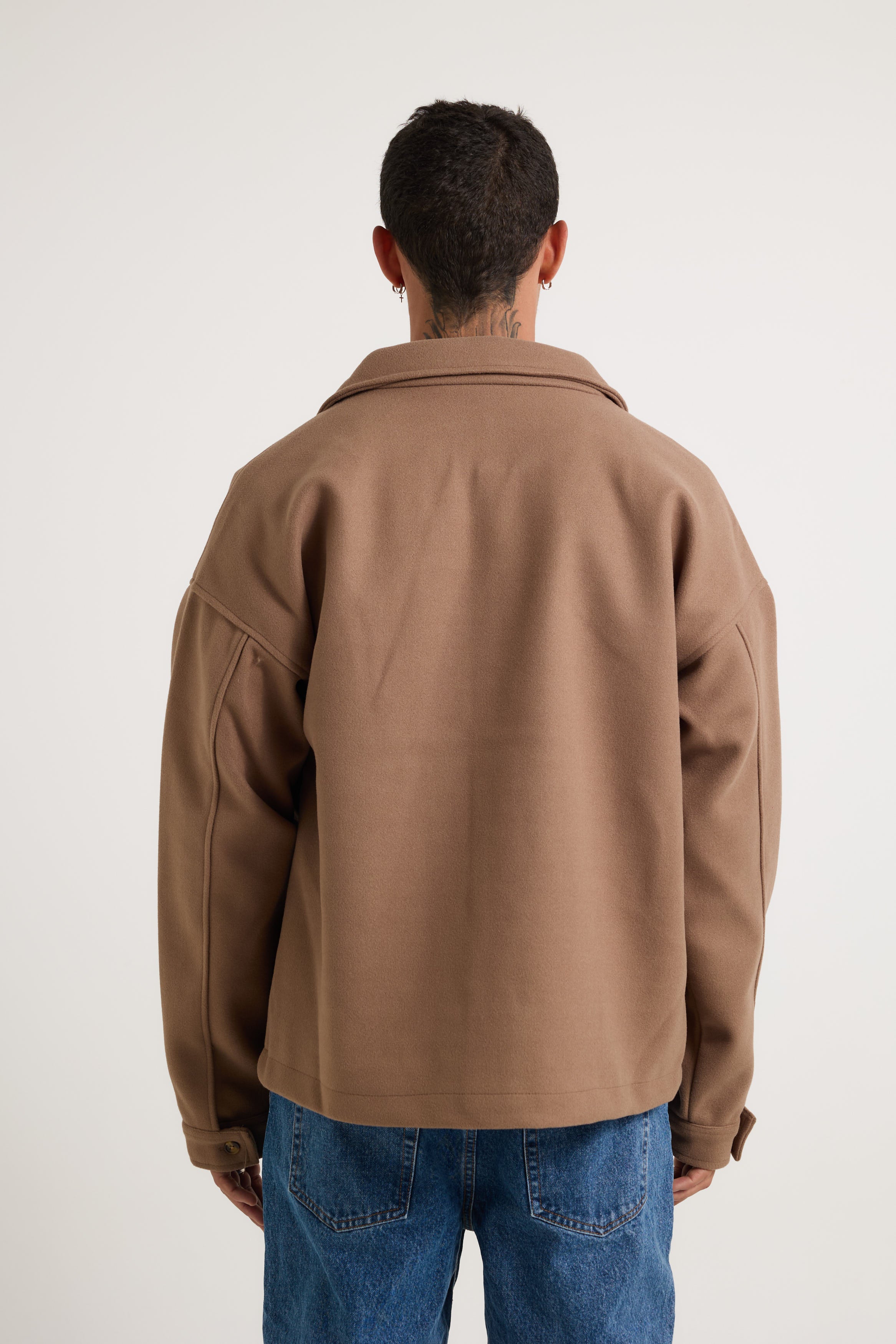 Structure Jacket Choc - FINAL SALE