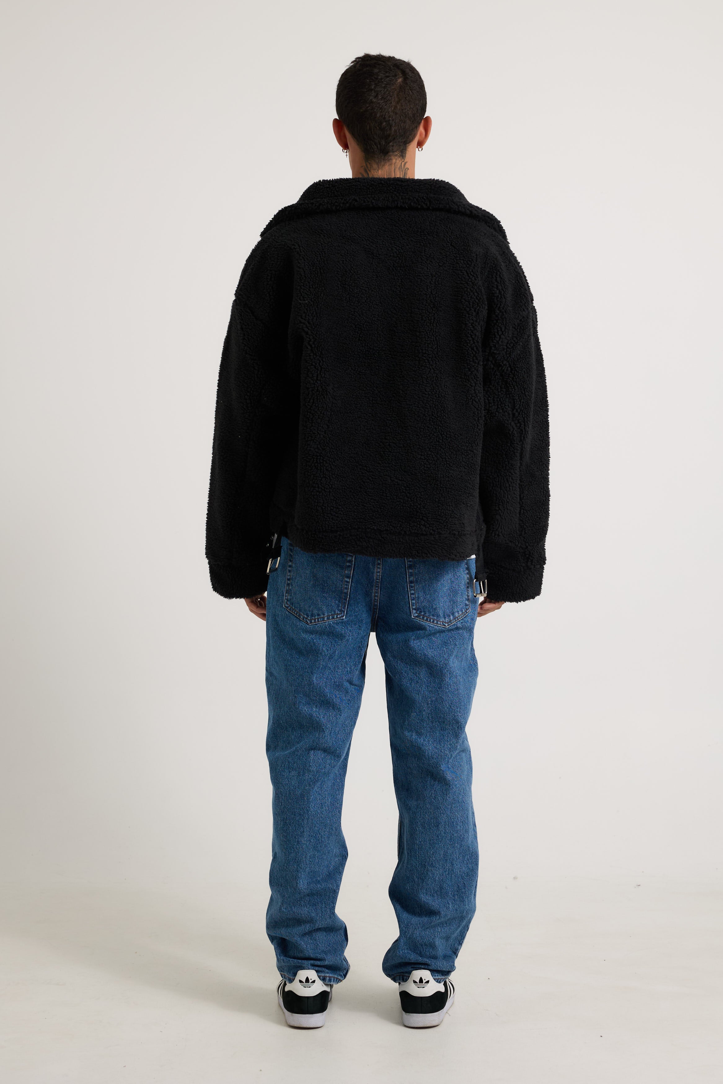 Travis Sherpa Jacket Black - FINAL