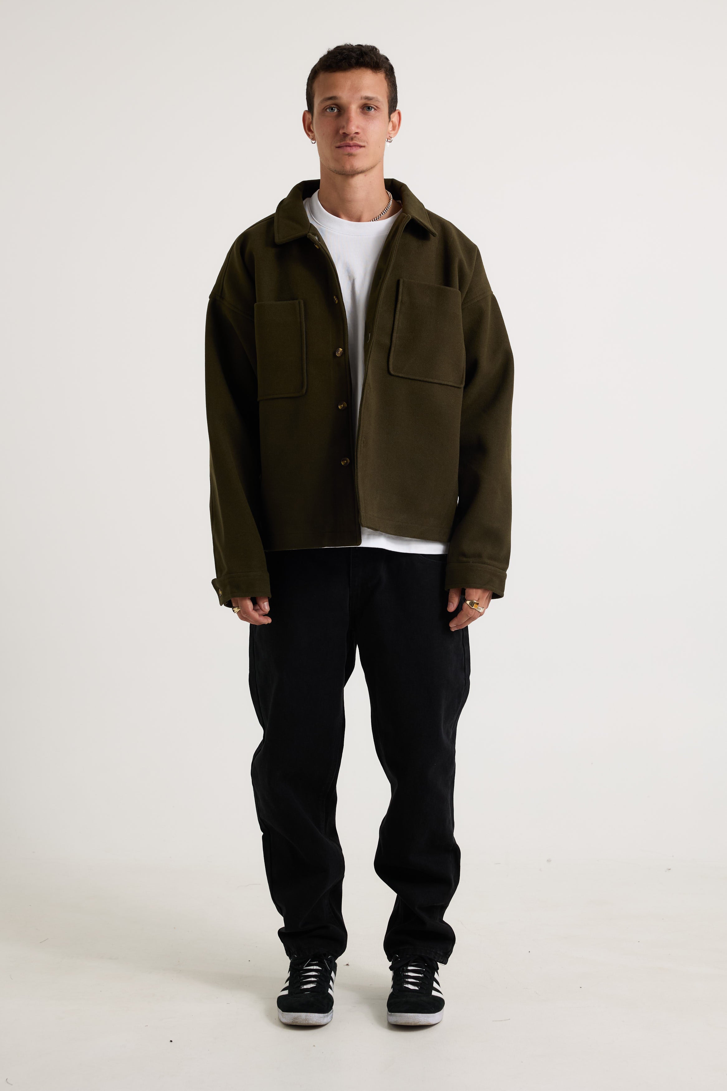 Structure Jacket Army Green - FINAL SALE