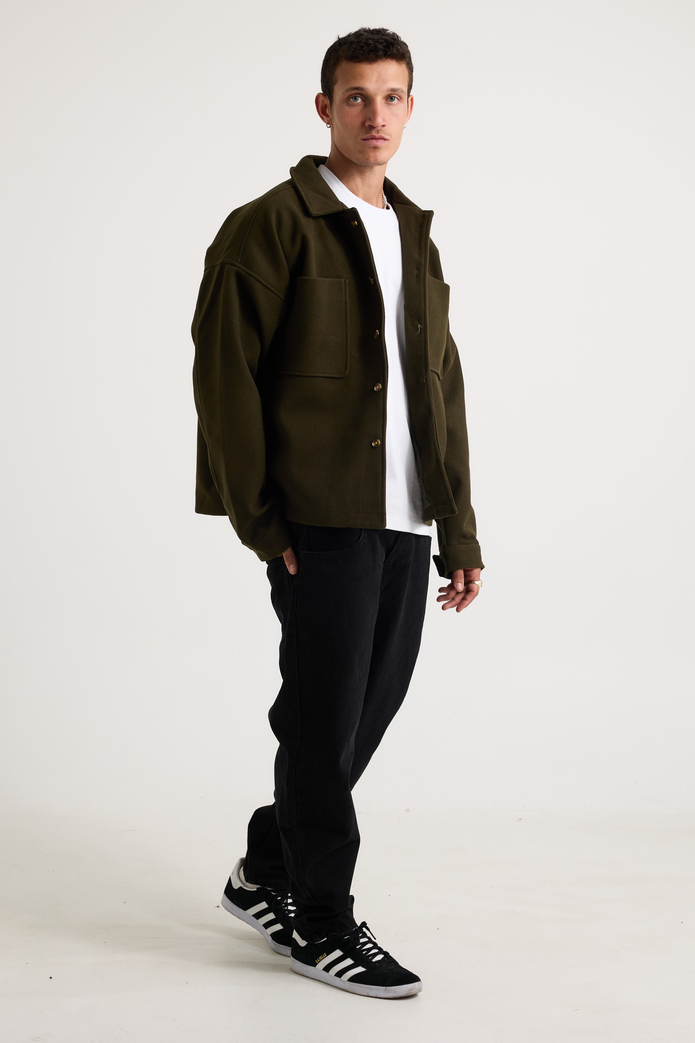 Structure Jacket Army Green - FINAL SALE