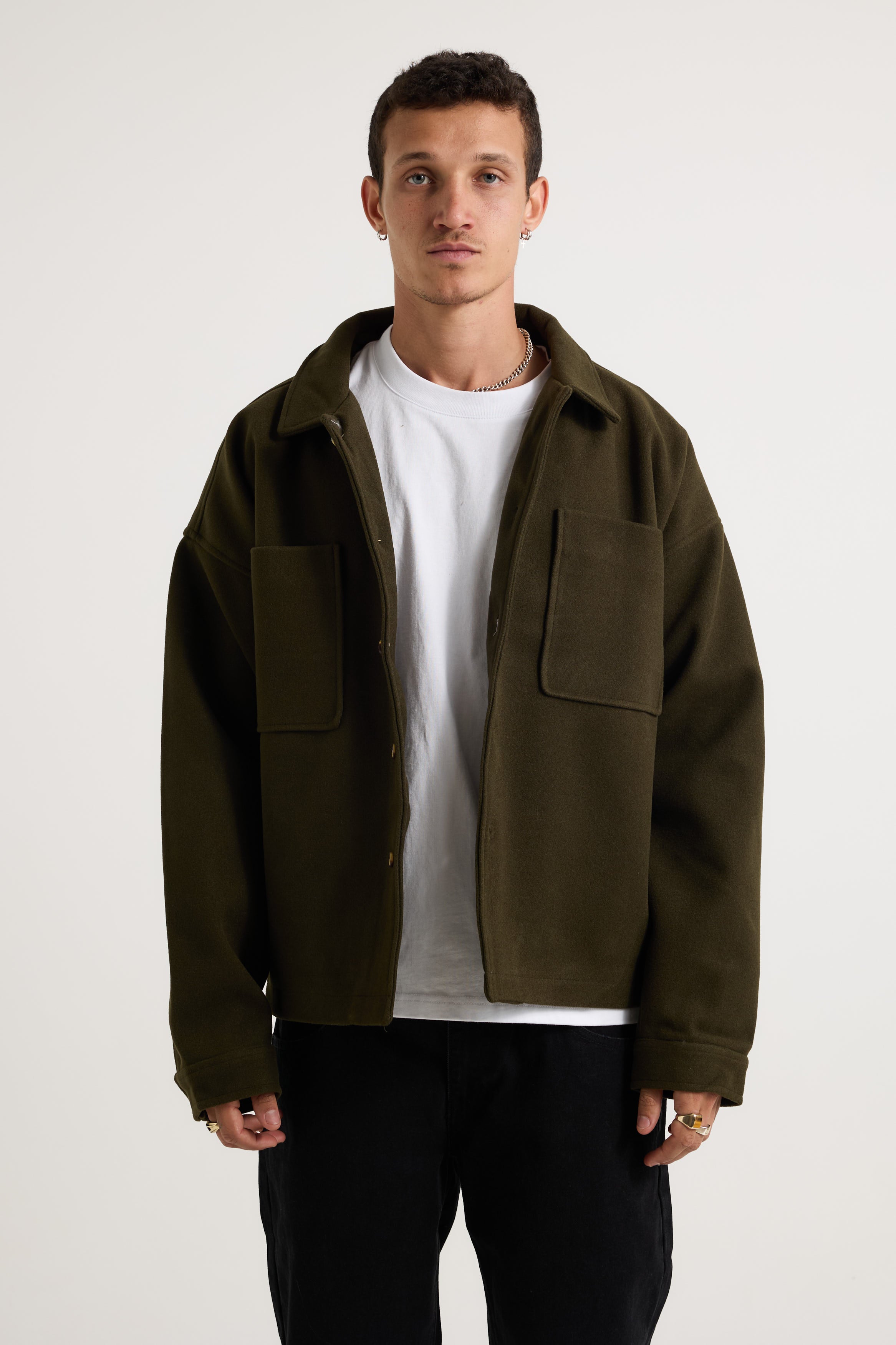 Structure Jacket Army Green - FINAL SALE