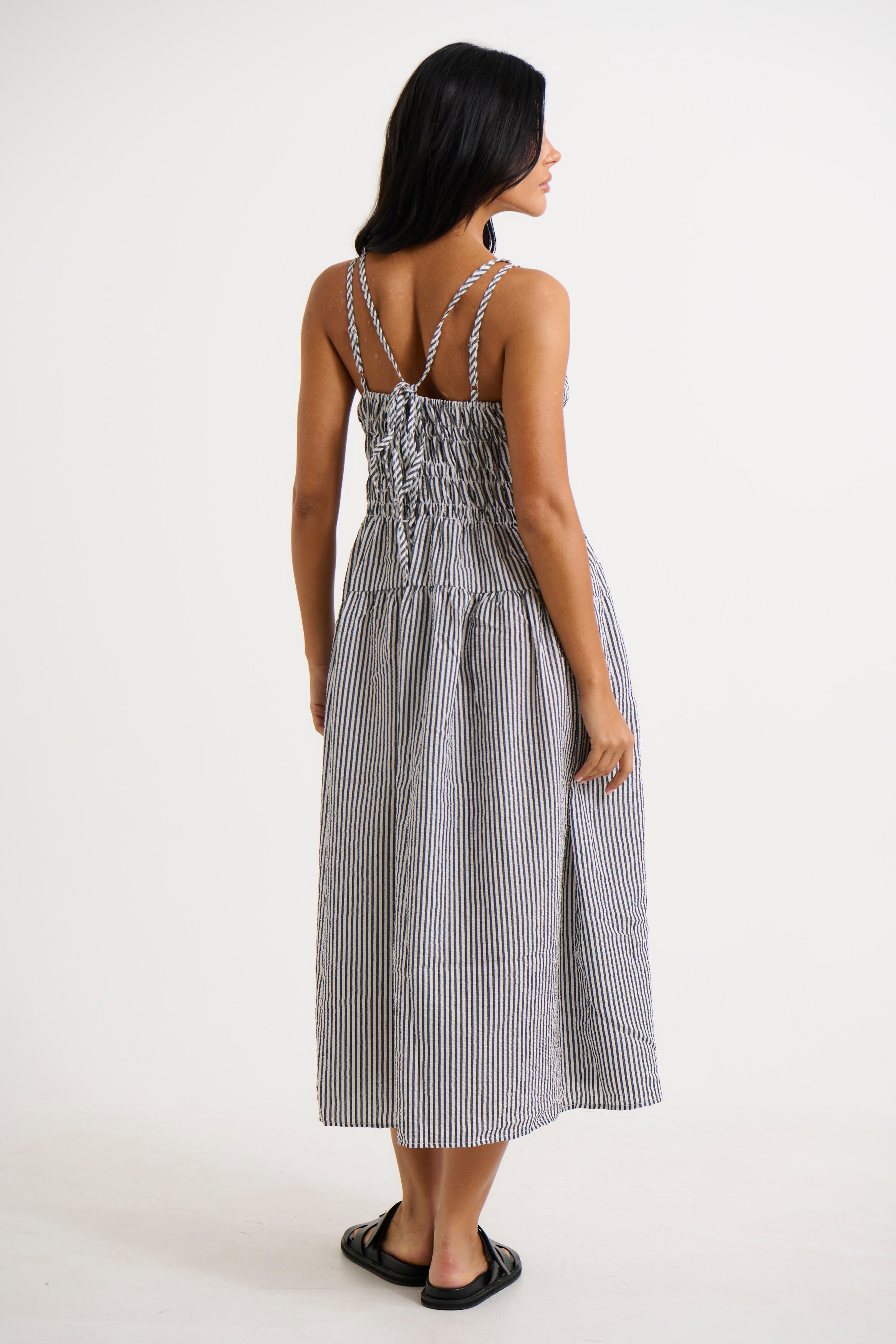 Melrose Dress Grey - FINAL SALE