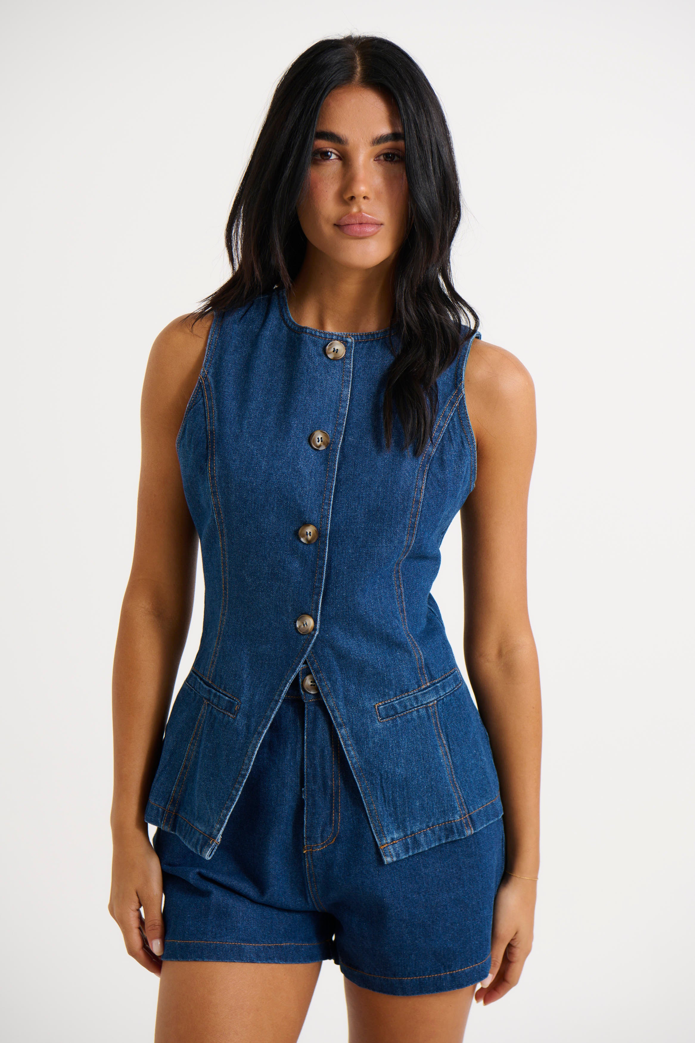 Lucille Set Dark Denim - FINAL SALE