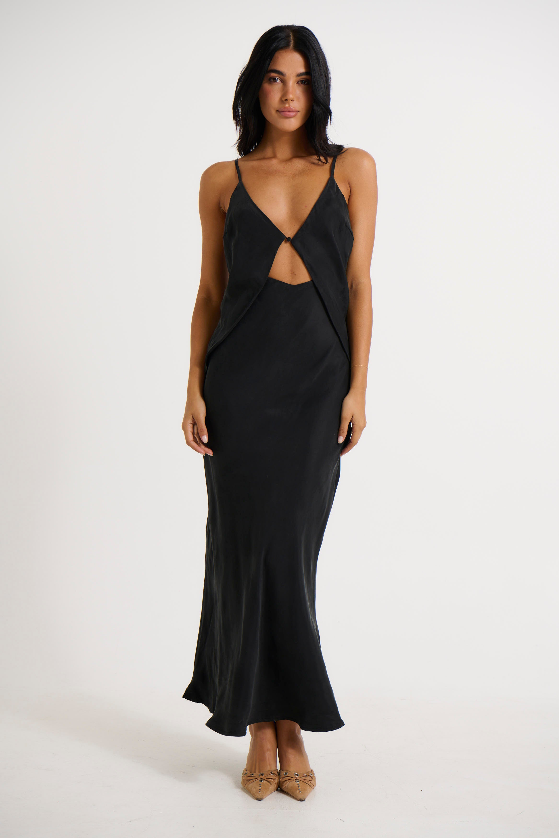 Talia Maxi Dress Black - FINAL SALE