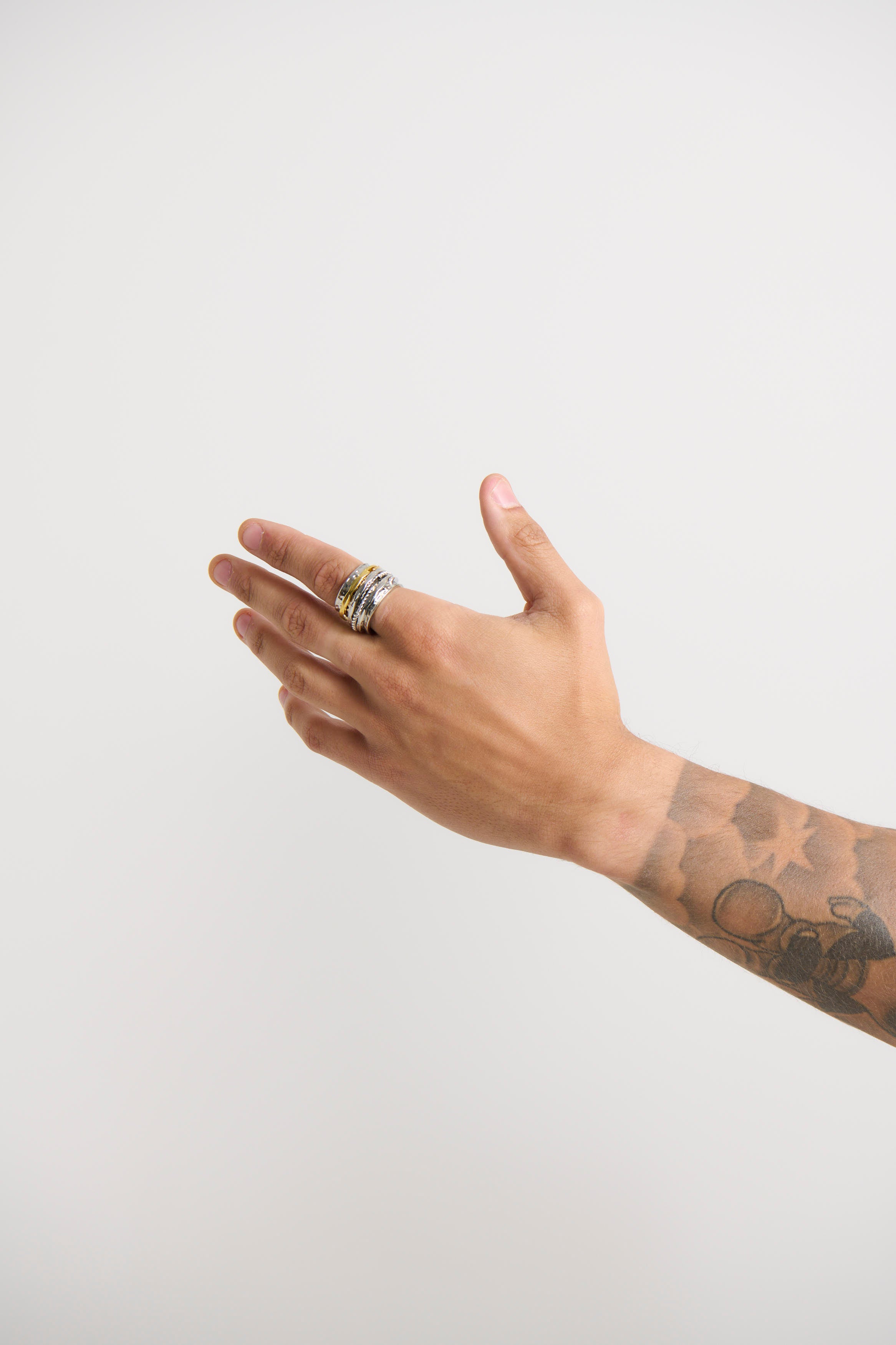 NTH Floral Warrior Ring Silver - FINAL SALE
