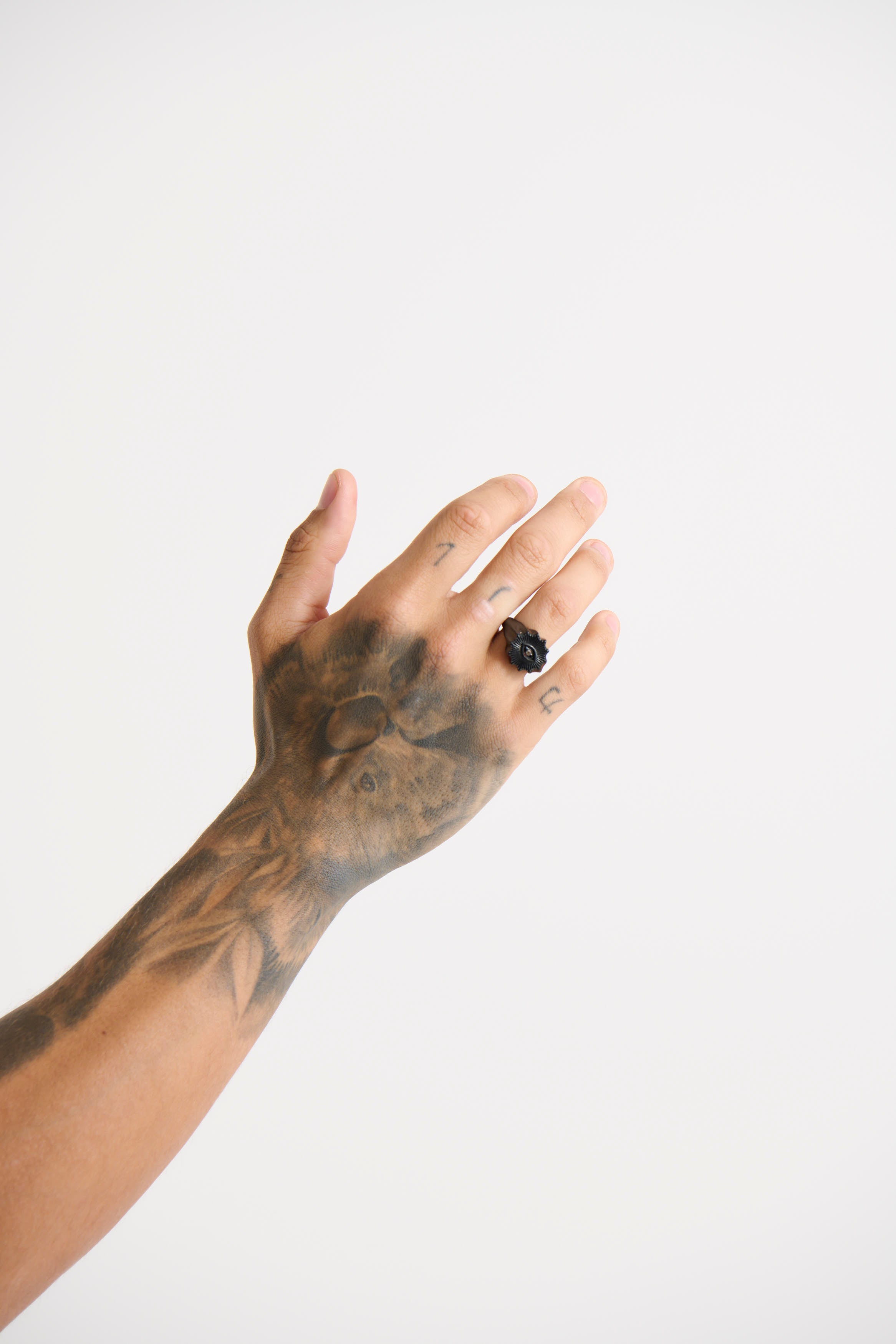 NTH Eye Signet Ring Black - FINAL SALE