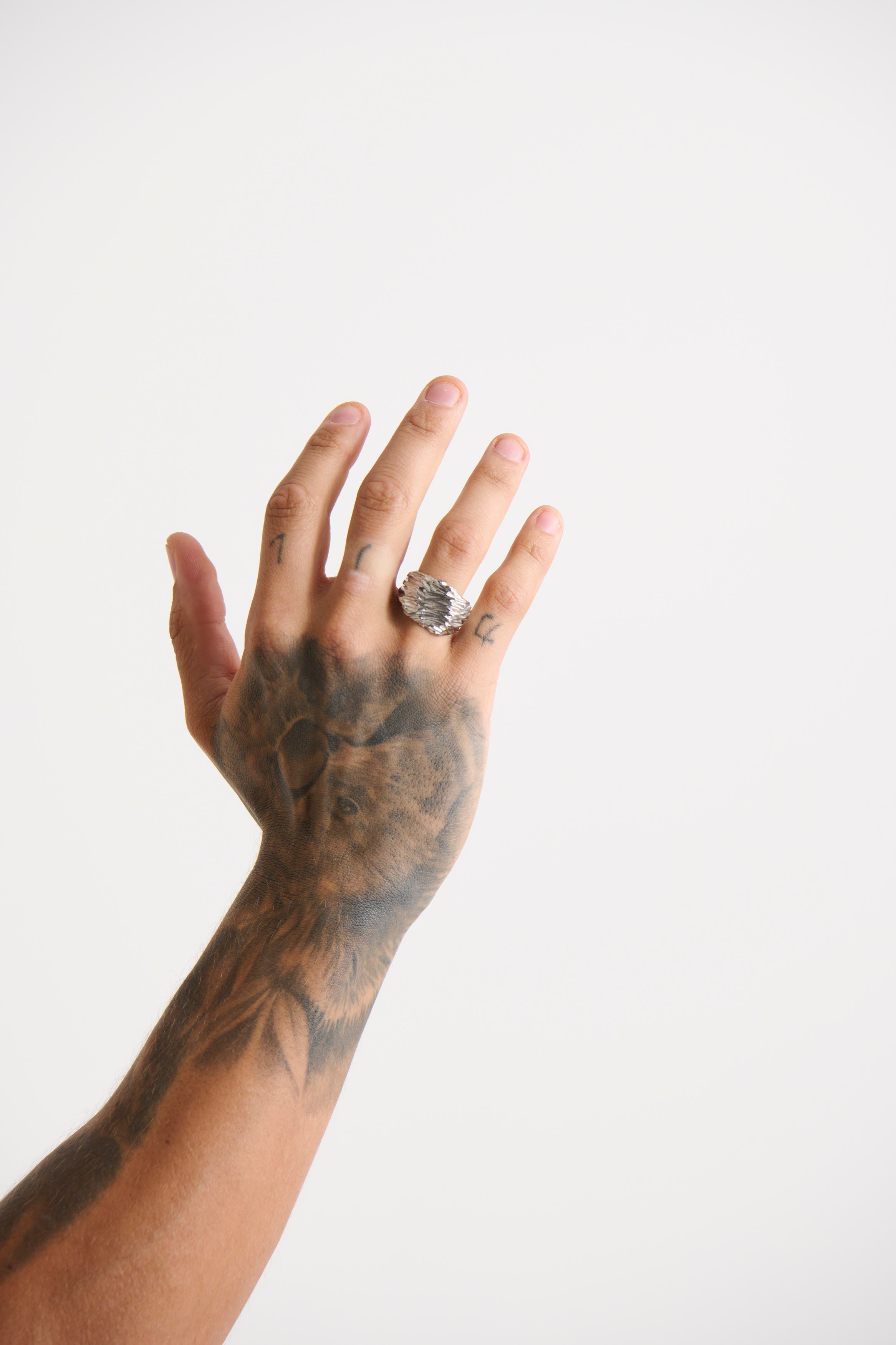 NTH Fingerprint Ring Silver - FINAL SALE