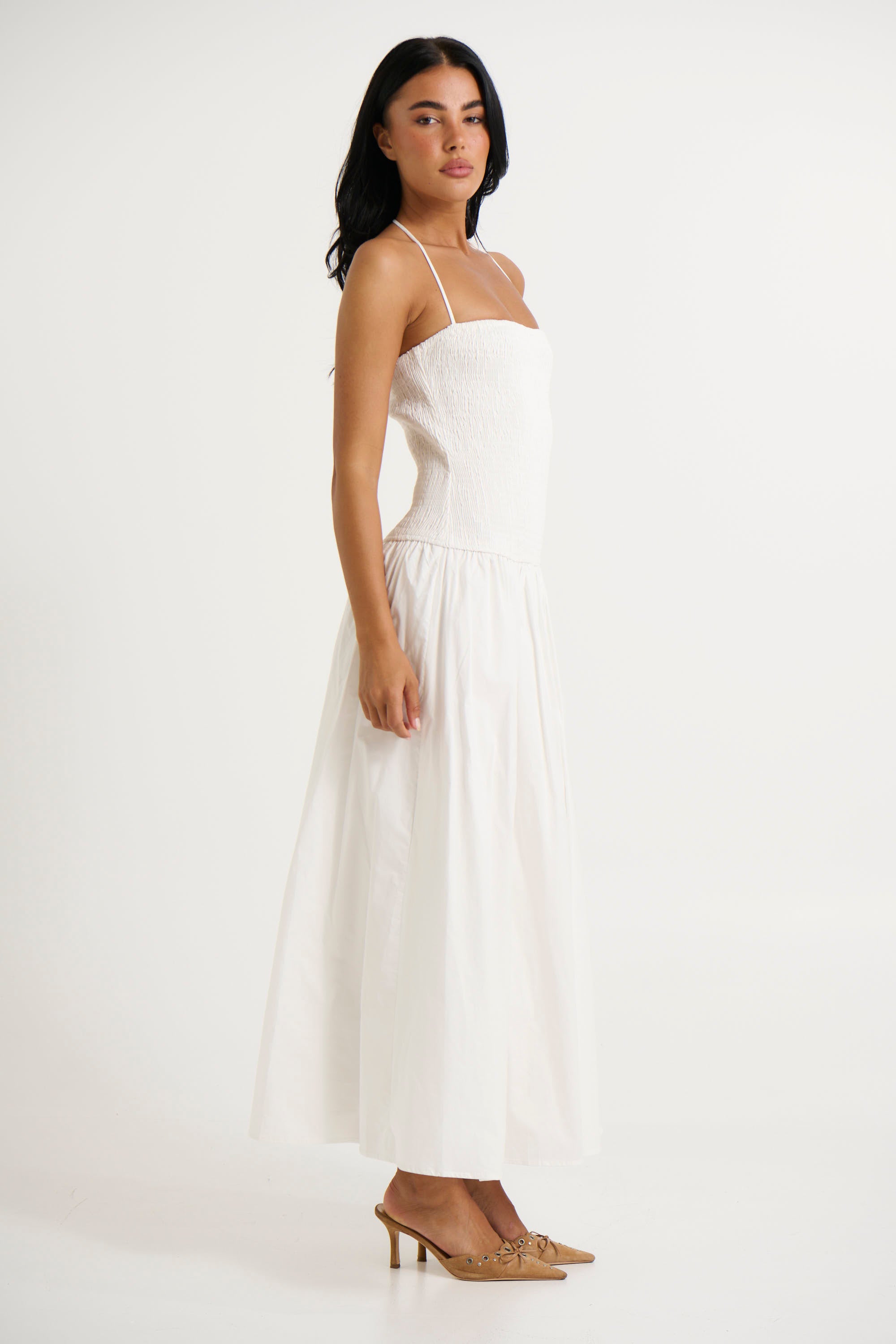 Krystal Maxi Dress White - FINAL SALE