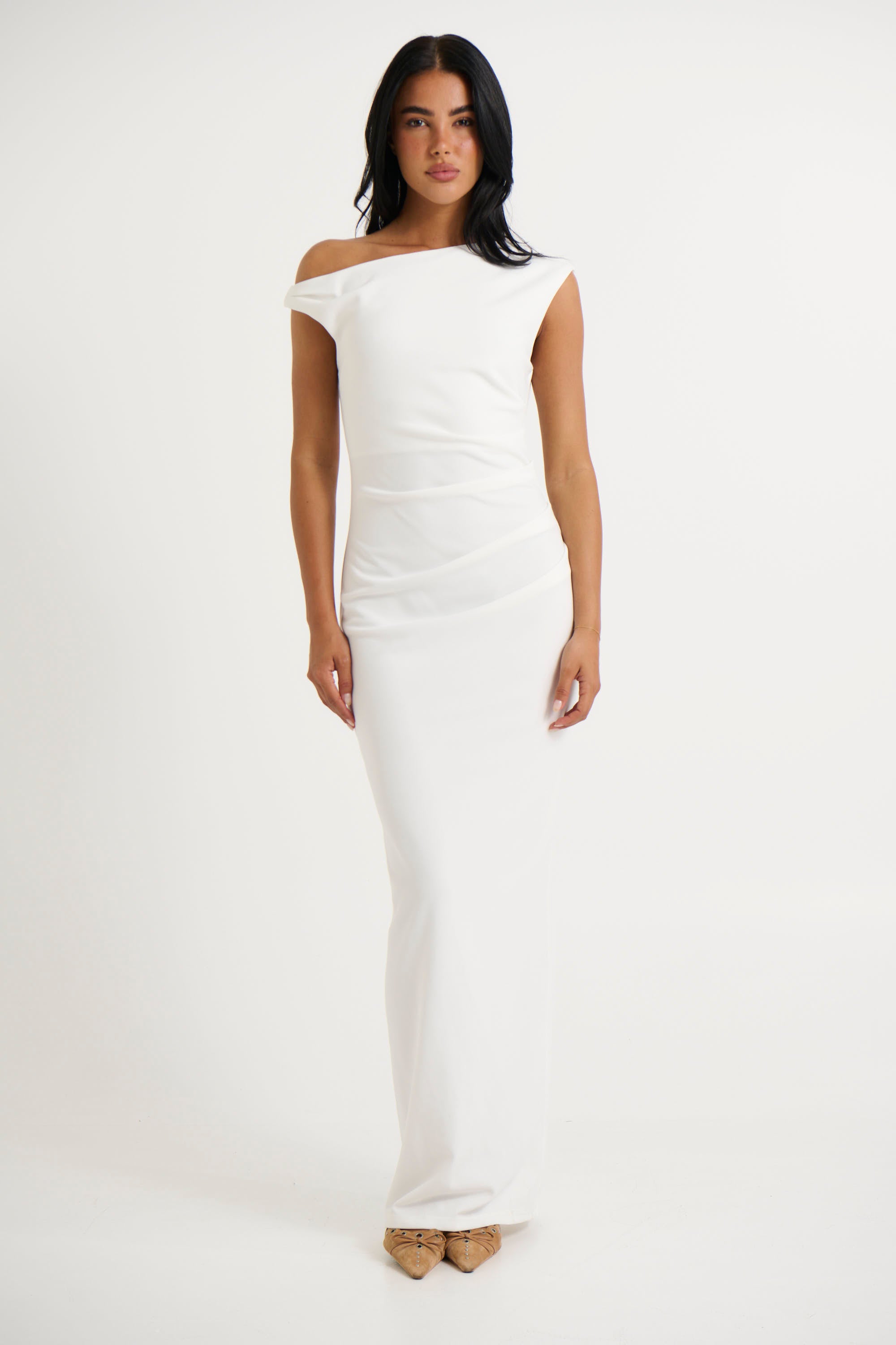 Mika Maxi Dress White - FINAL SALE