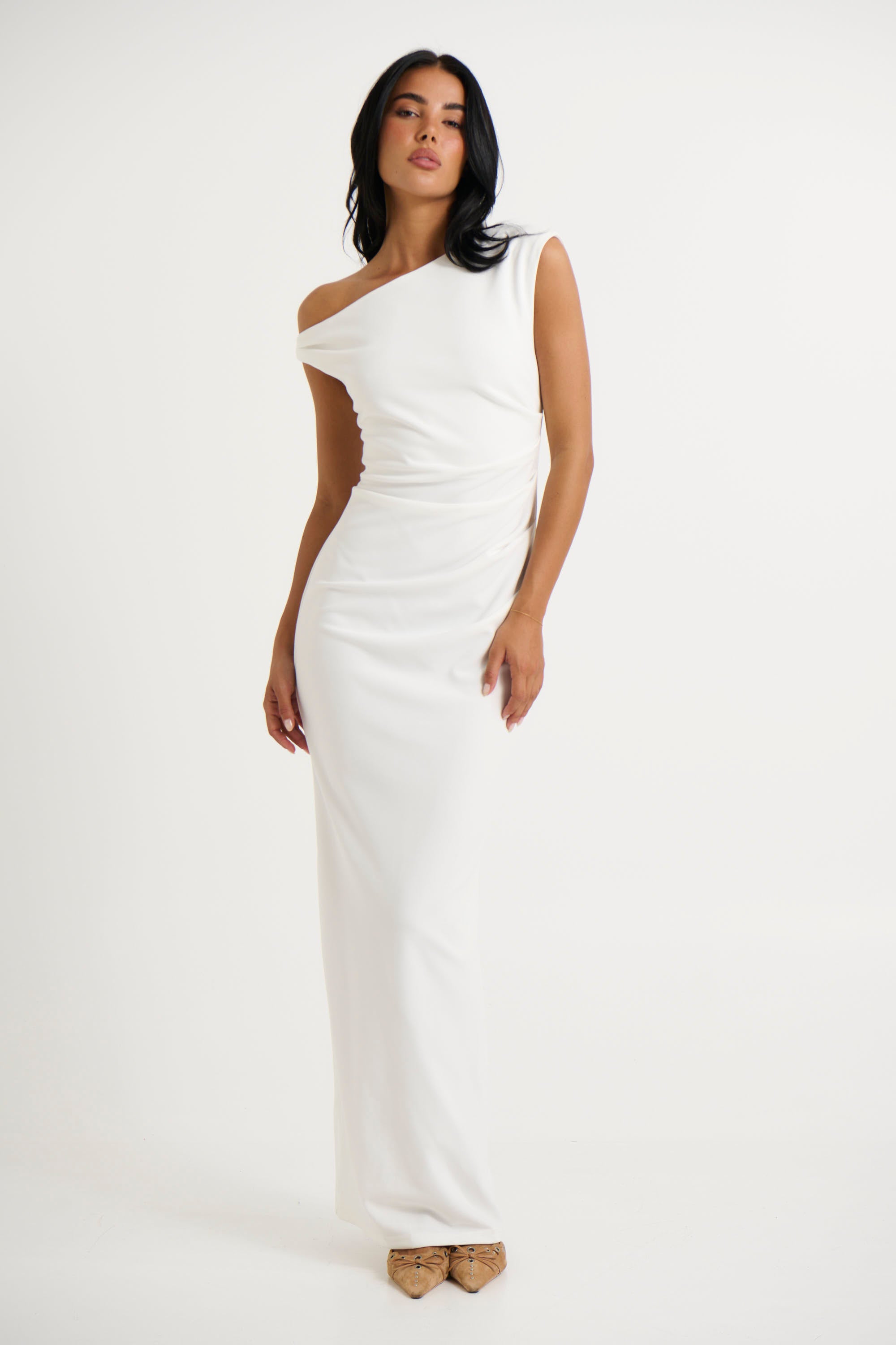 Mika Maxi Dress White - FINAL SALE