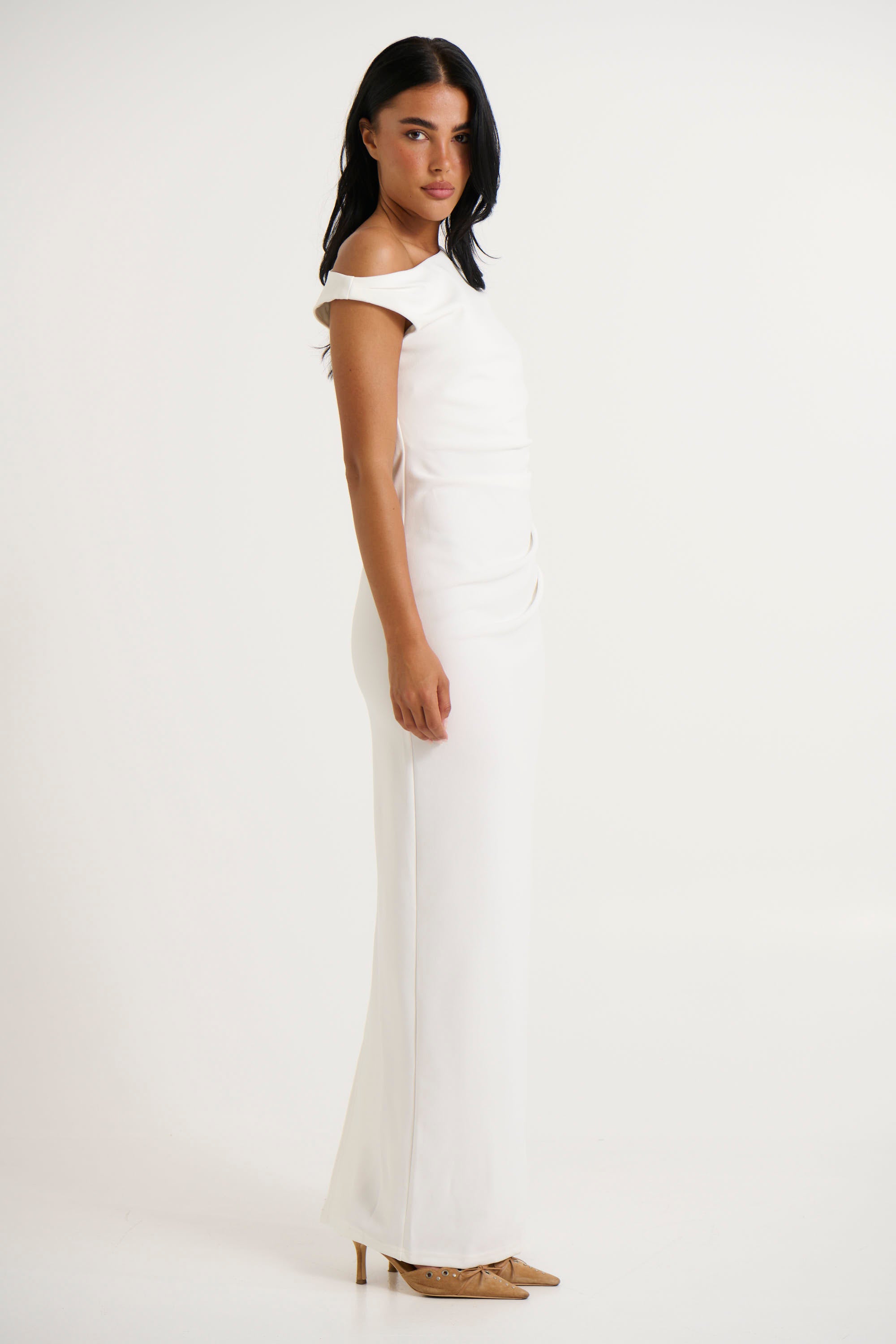 Mika Maxi Dress White - FINAL SALE