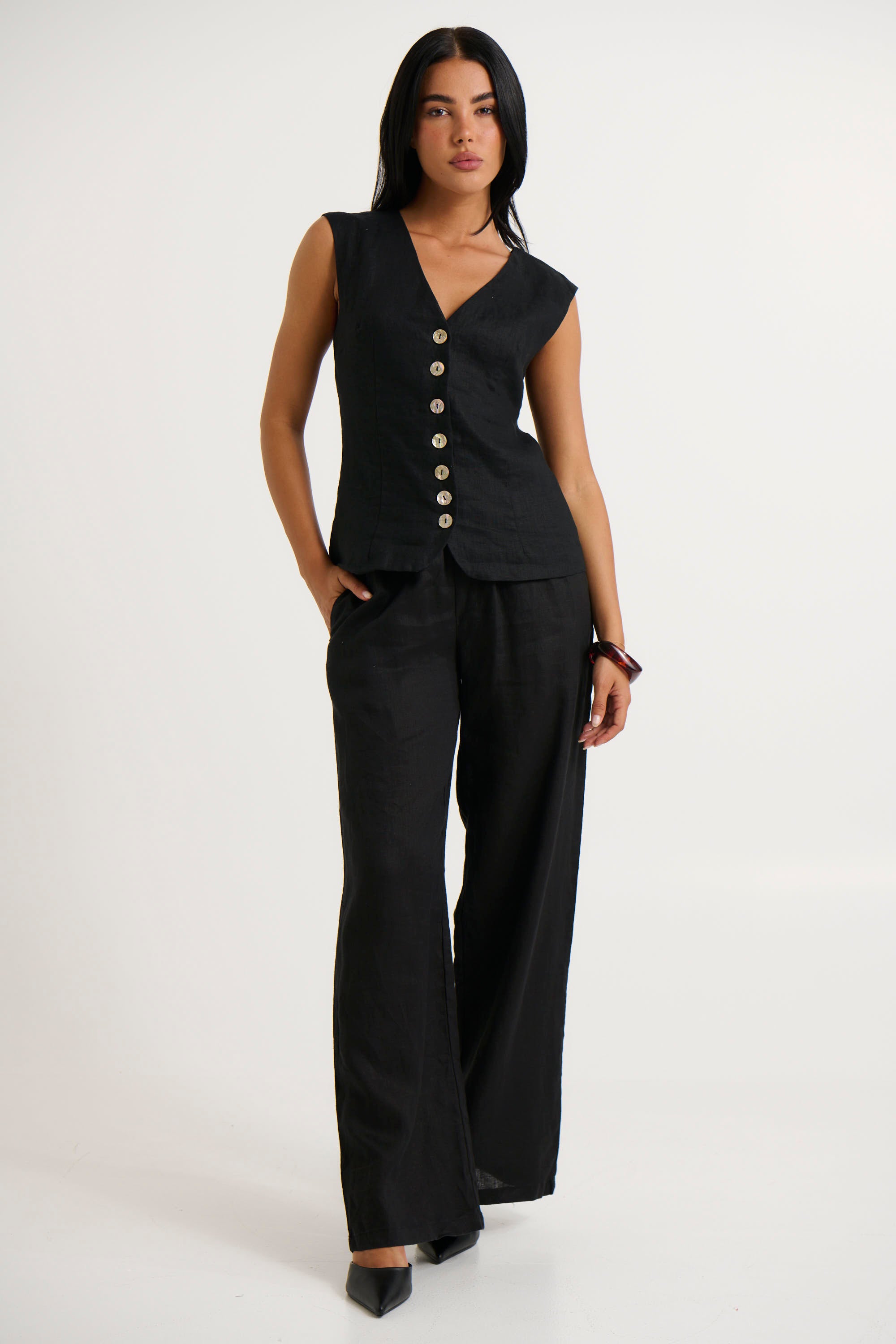Adalee Pant Black - FINAL SALE