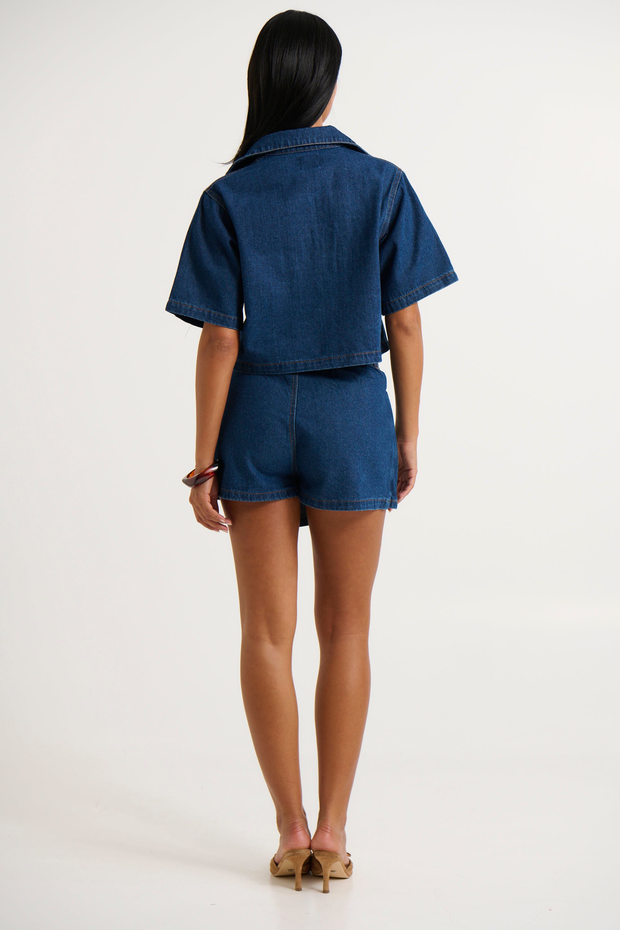 Seona Denim Set Dark Blue - FINAL SALE
