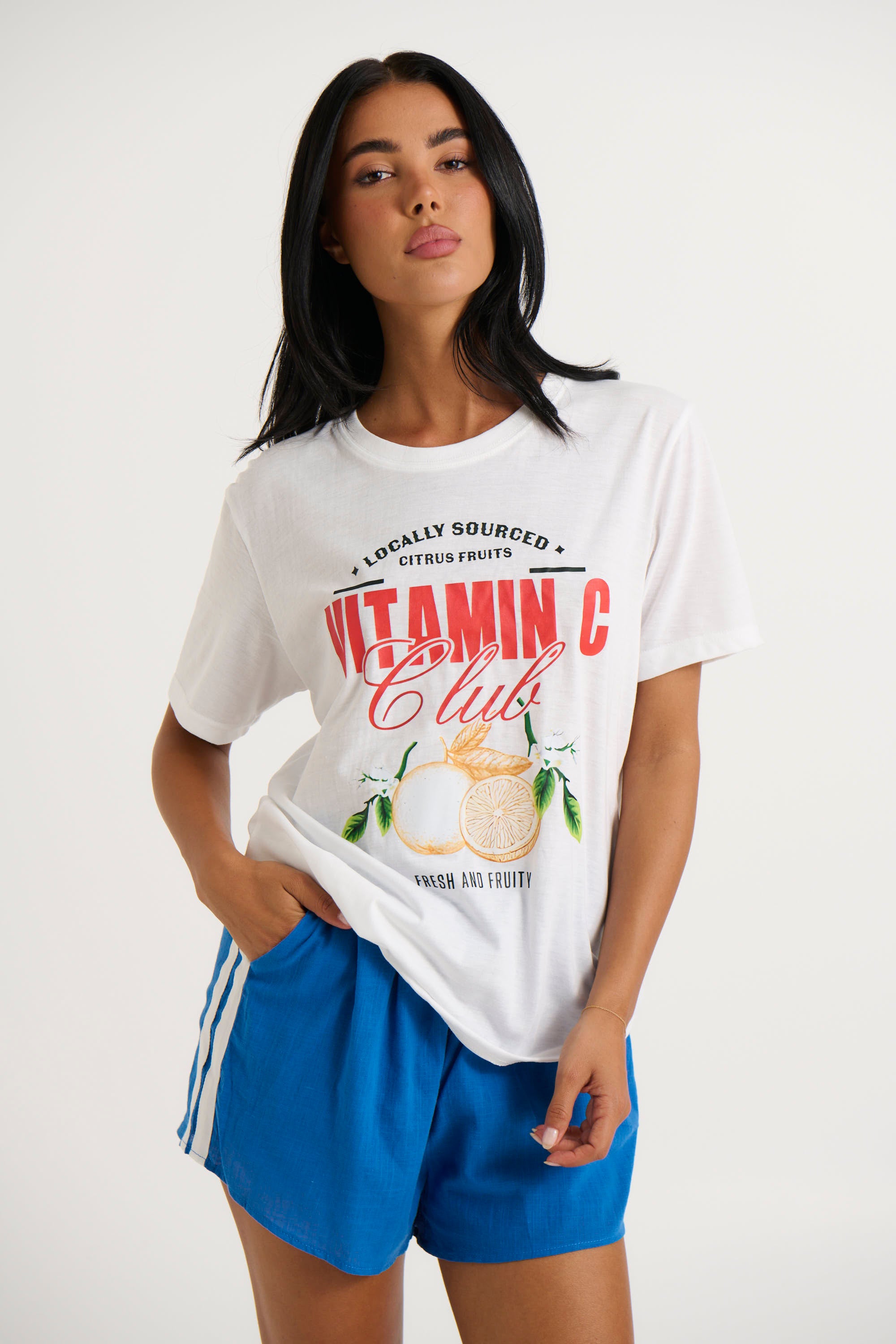 Vitamin C Club Tee White - FINAL SALE
