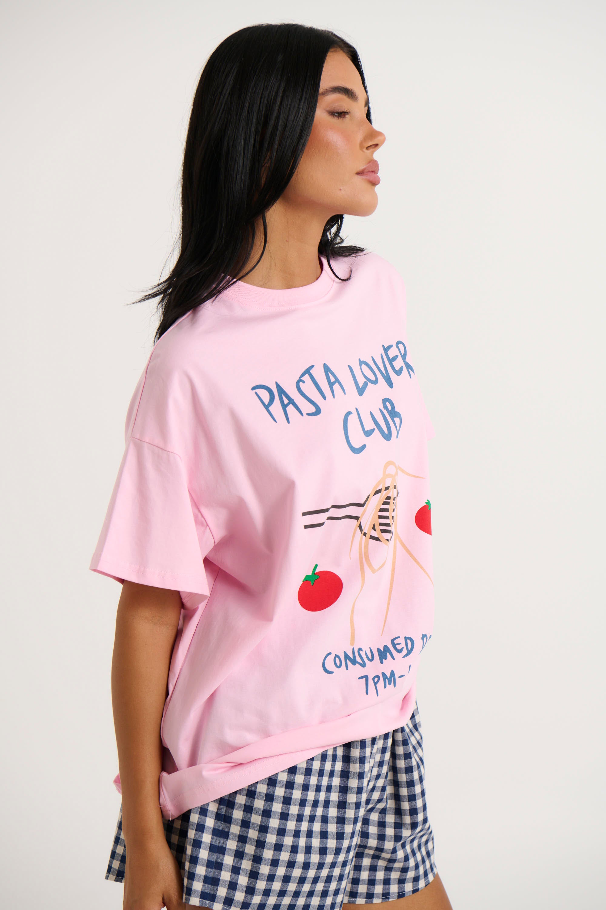 Pasta Lover Club Top Pink - FINAL SALE