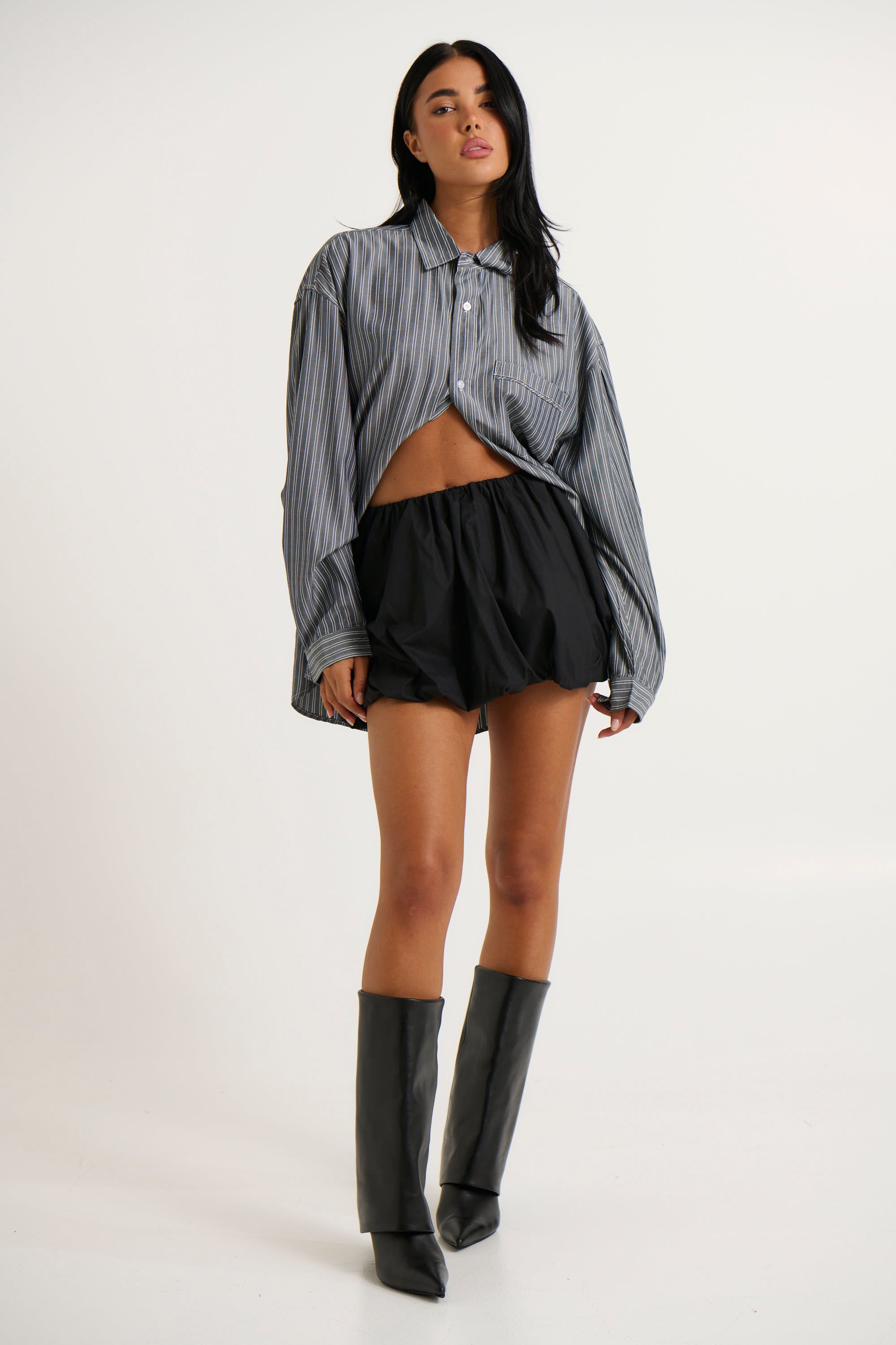 Havana Bubble Skirt Black