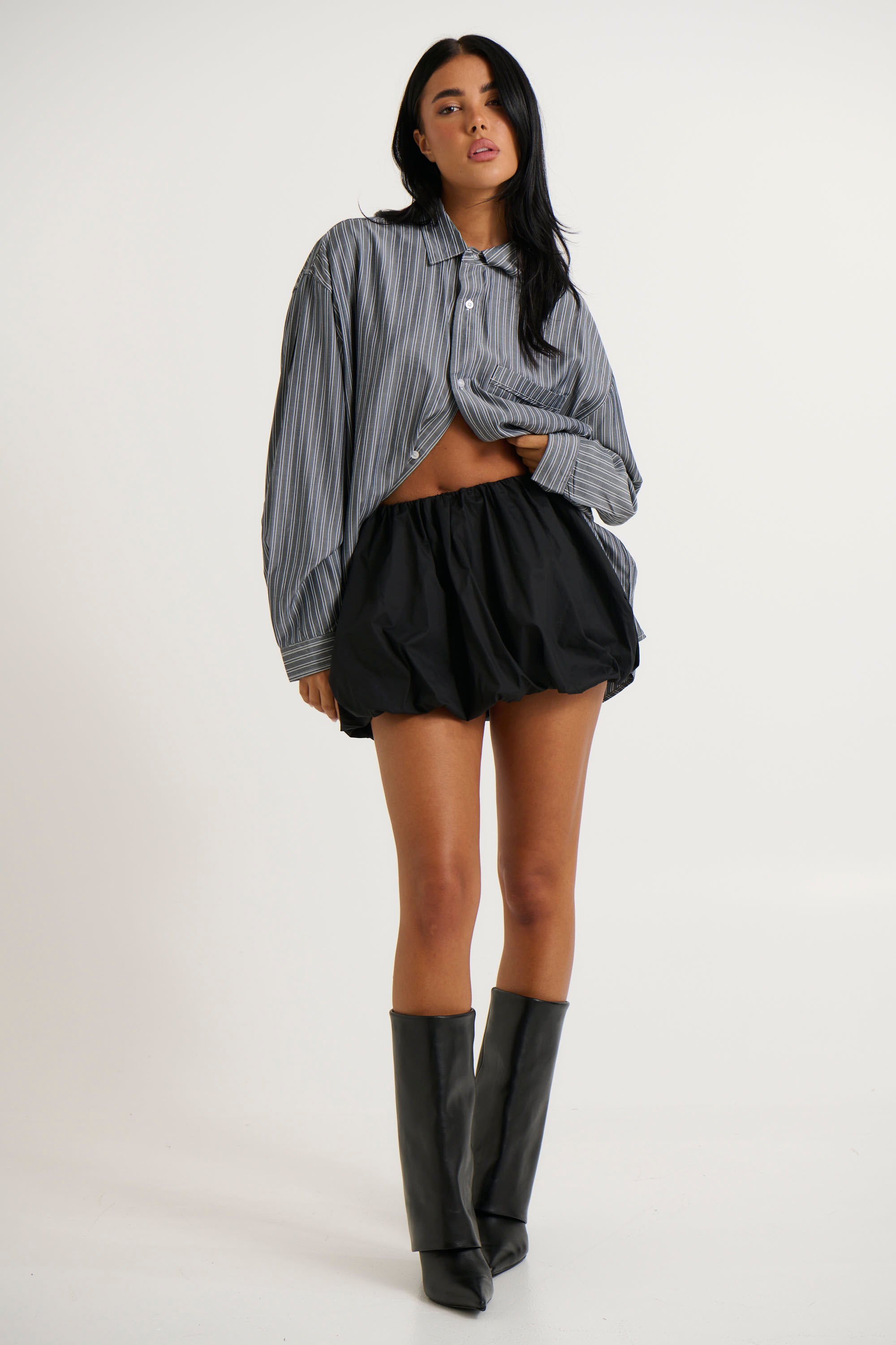 Havana Bubble Skirt Black