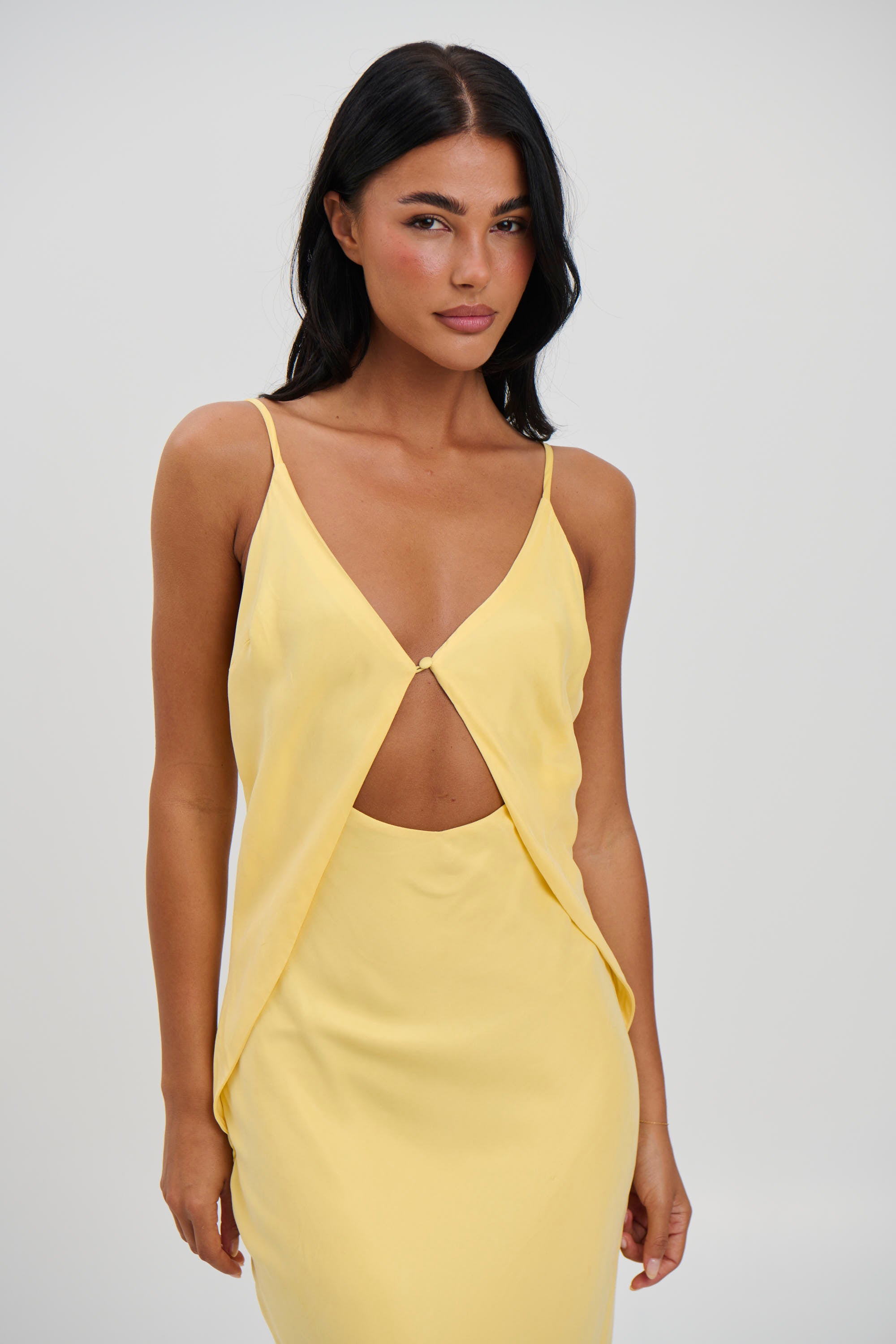 Talia Maxi Dress Lemon