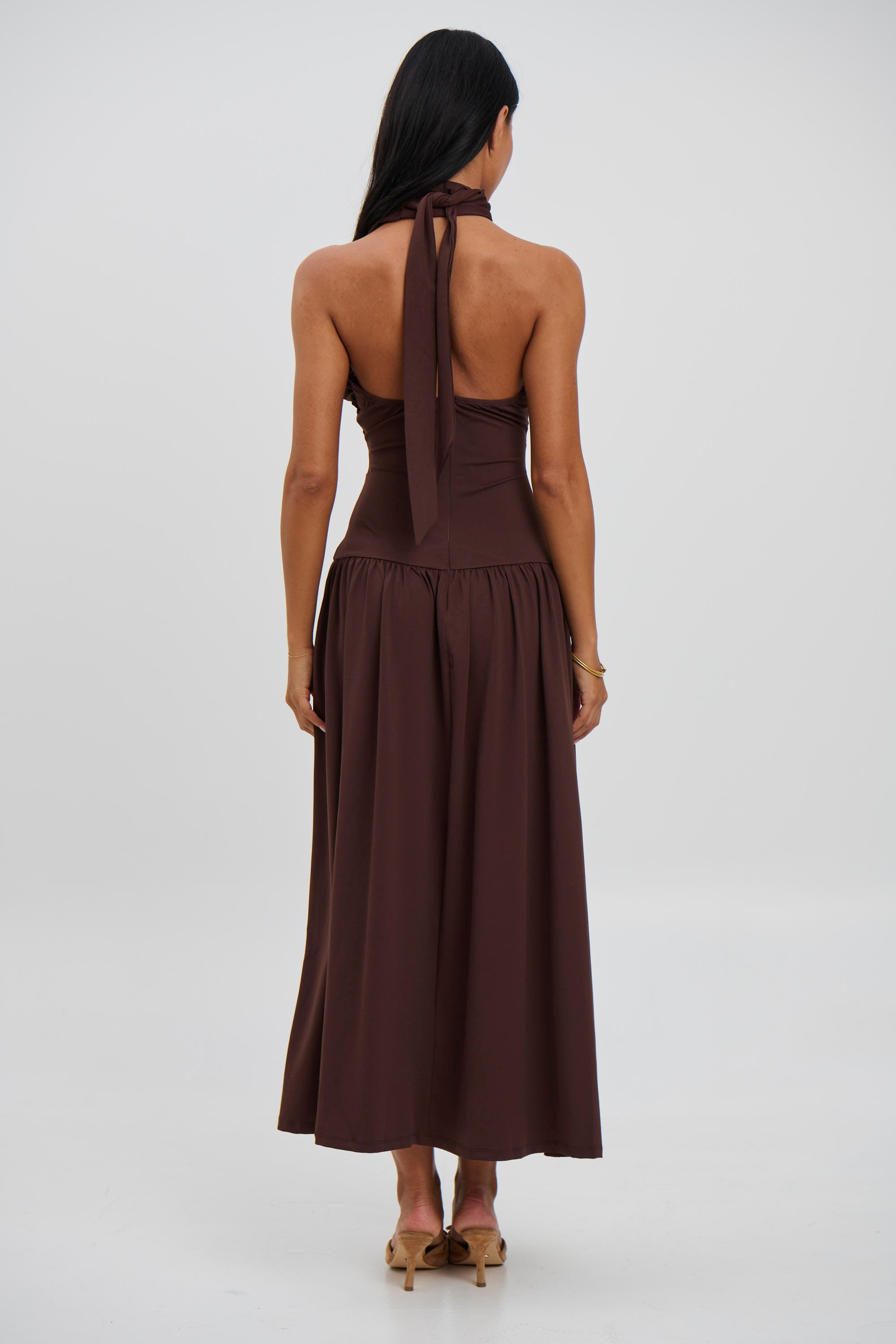 Marley Maxi Dress Chocolate