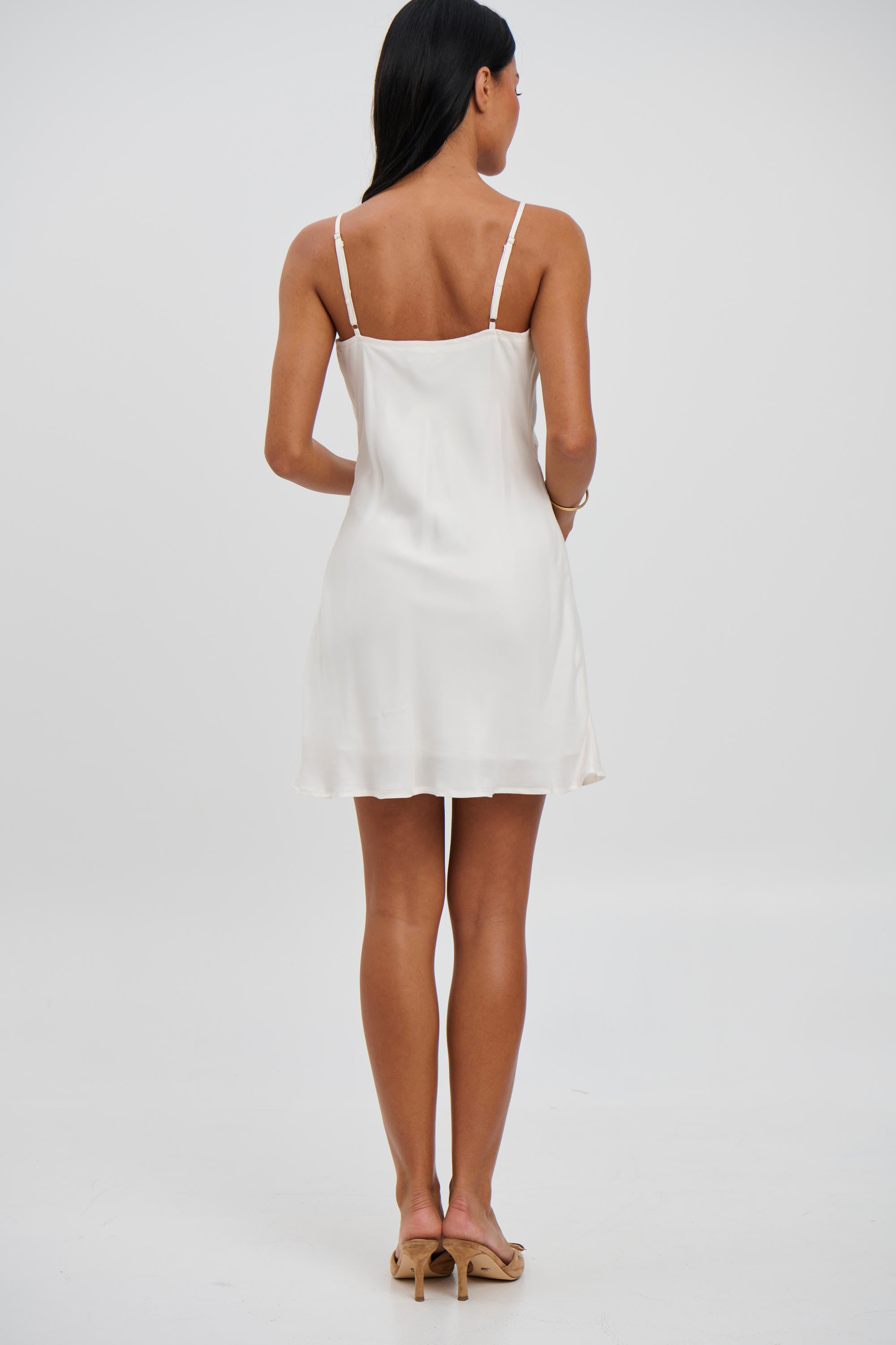 Diana Mini Dress Ivory - FINAL SALE