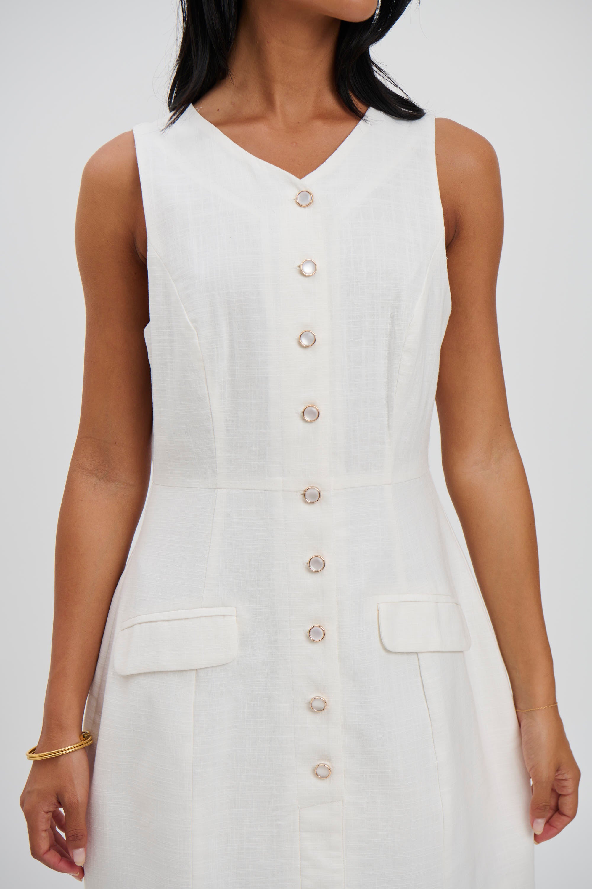 Arabella Mini Dress White - FINAL SALE