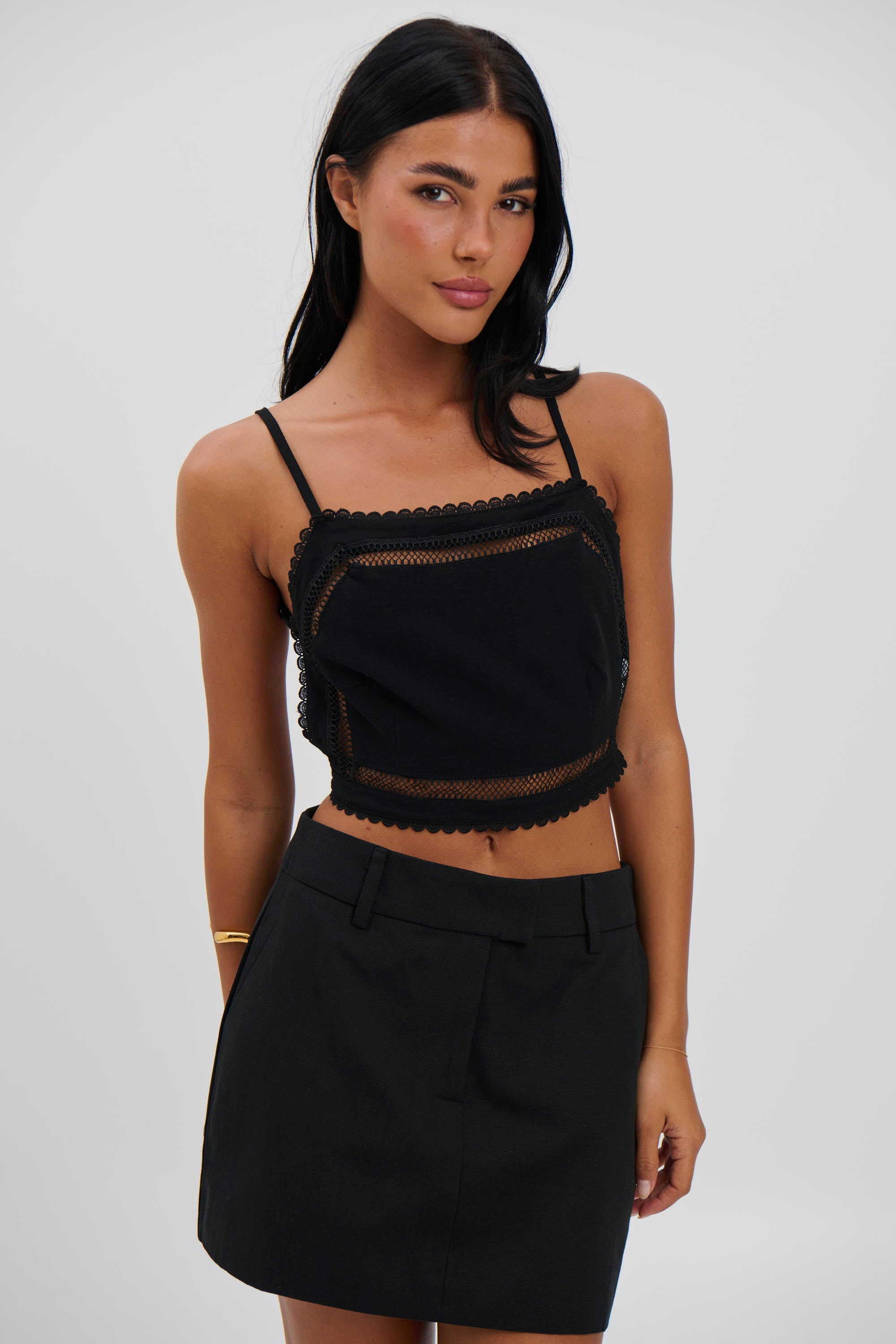 Dahlia Top Black - FINAL SALE