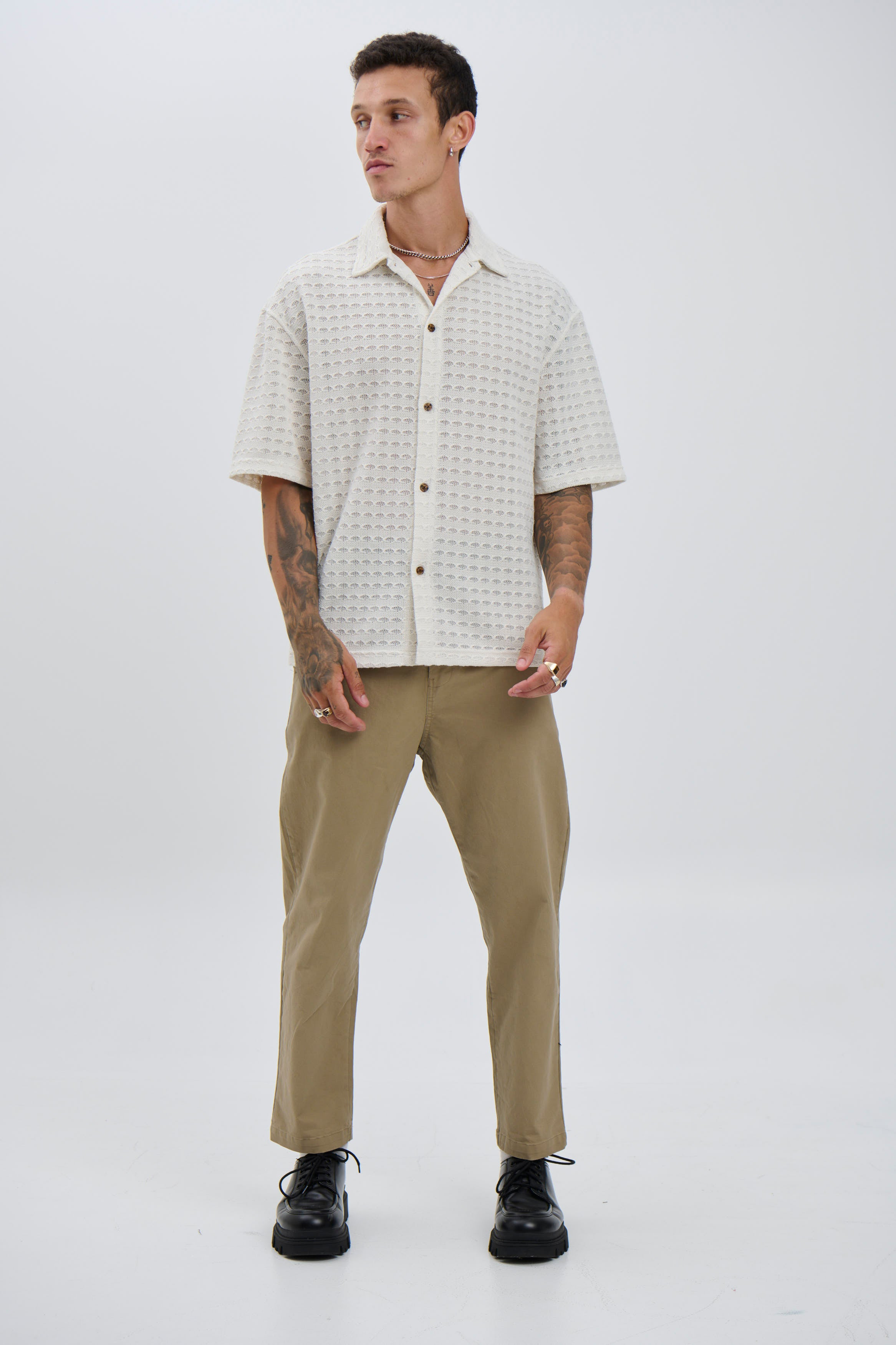 Lucas Drop Shirt Chain Weave - FINAL SALE