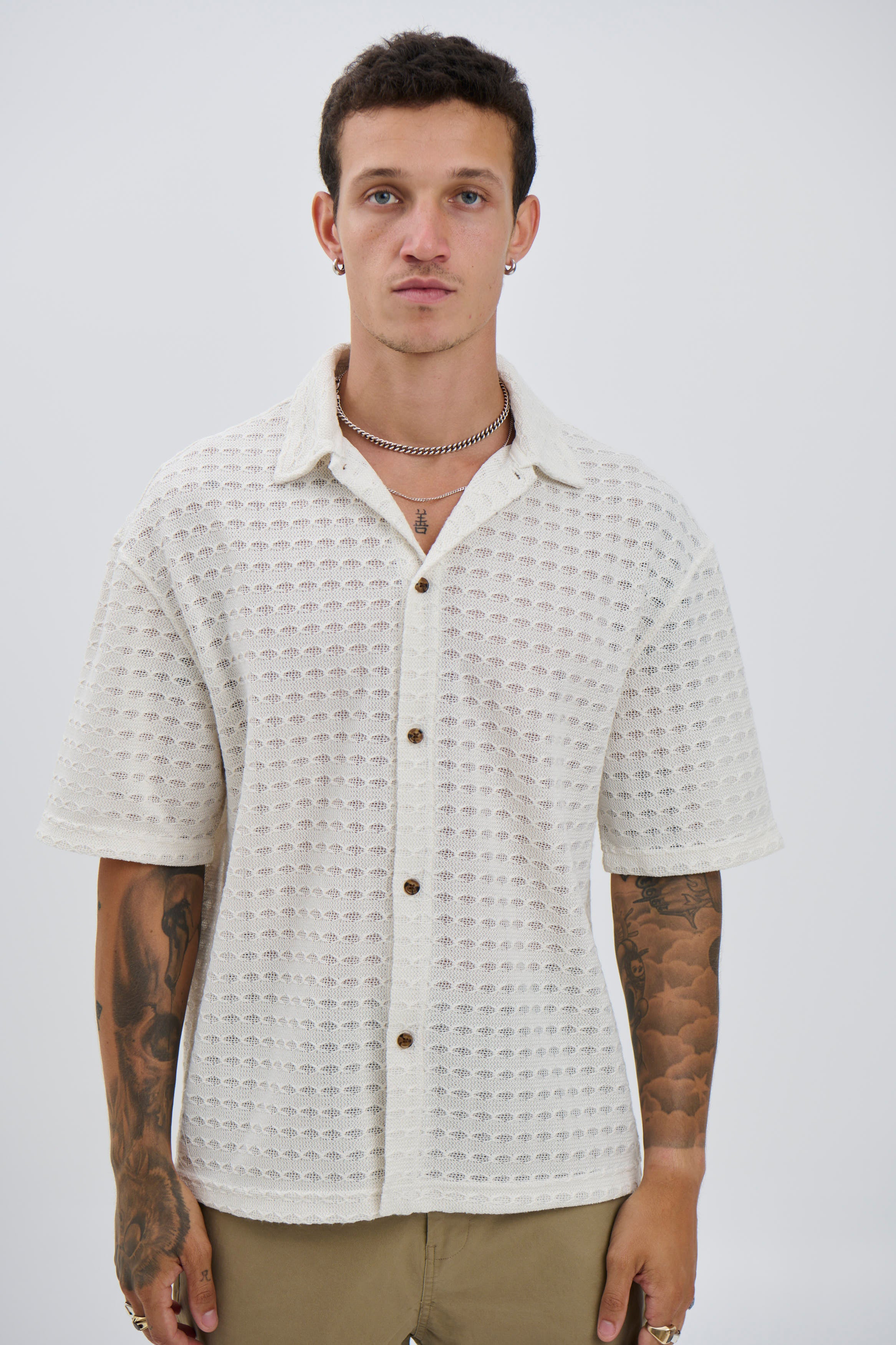 Lucas Drop Shirt Chain Weave - FINAL SALE