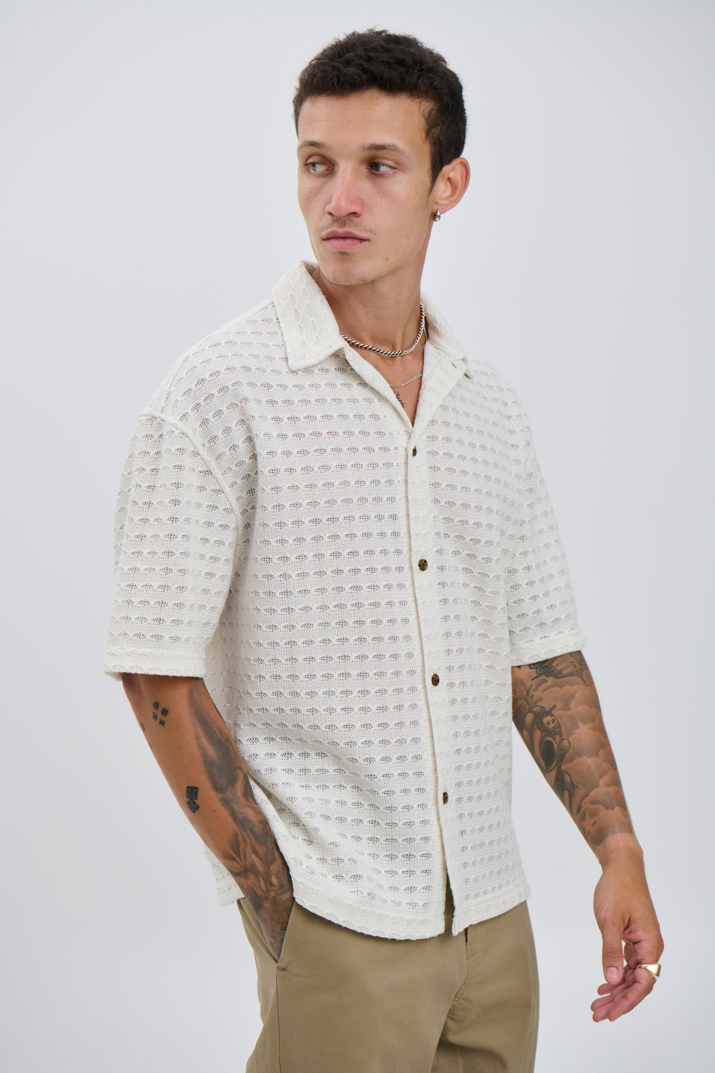 Lucas Drop Shirt Chain Weave - FINAL SALE