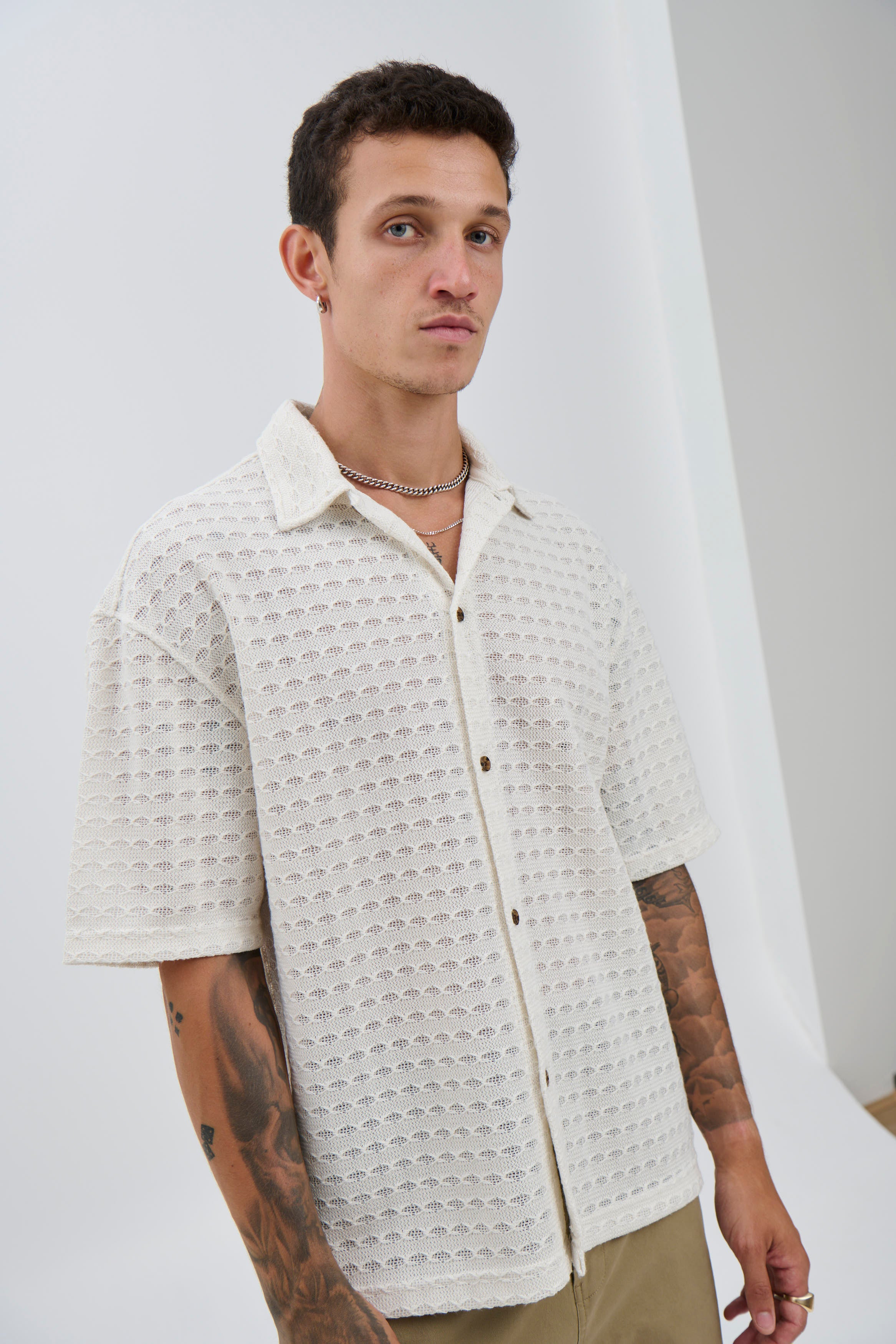 Lucas Drop Shirt Chain Weave - FINAL SALE
