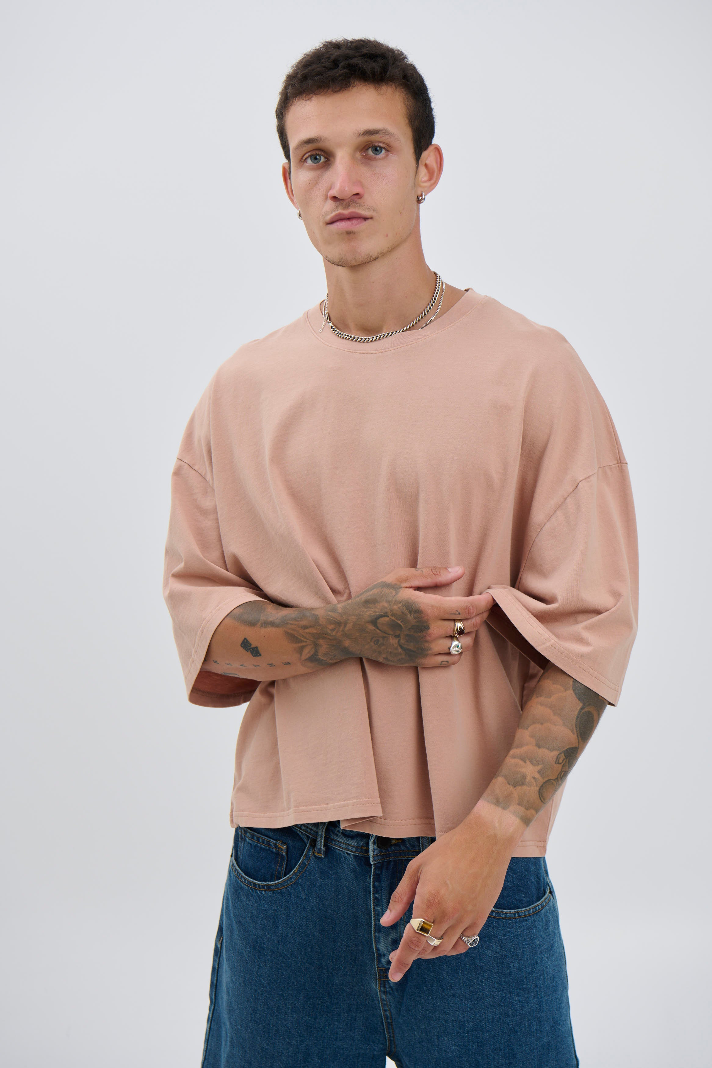 NTH Crop Box Tee Terracotta