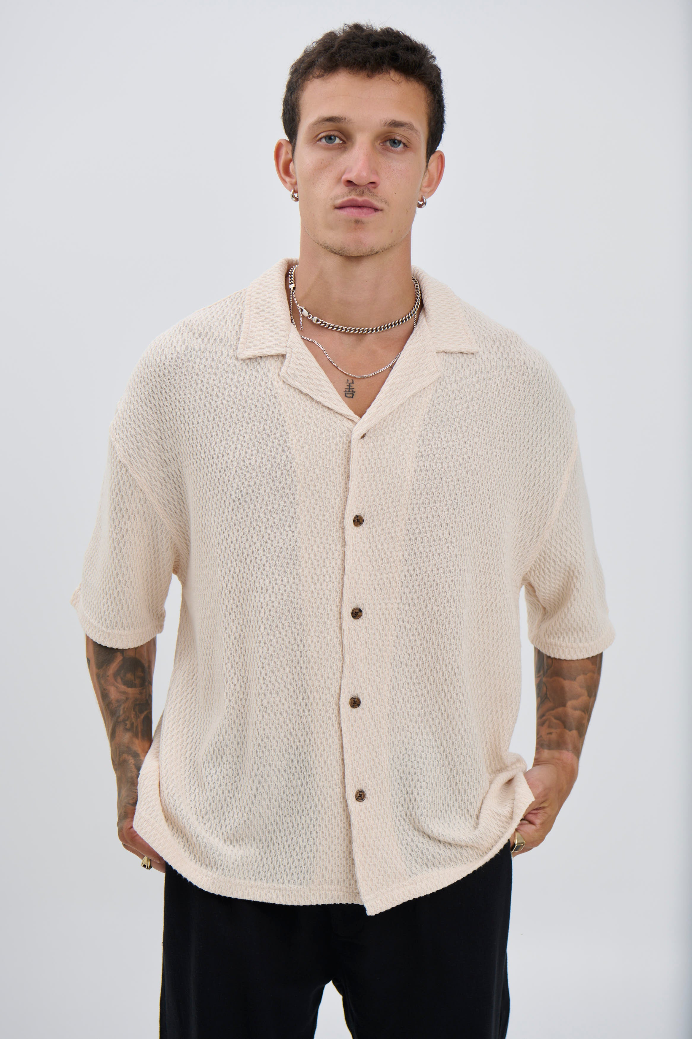 Raf Cropped Shirt Venice Beach