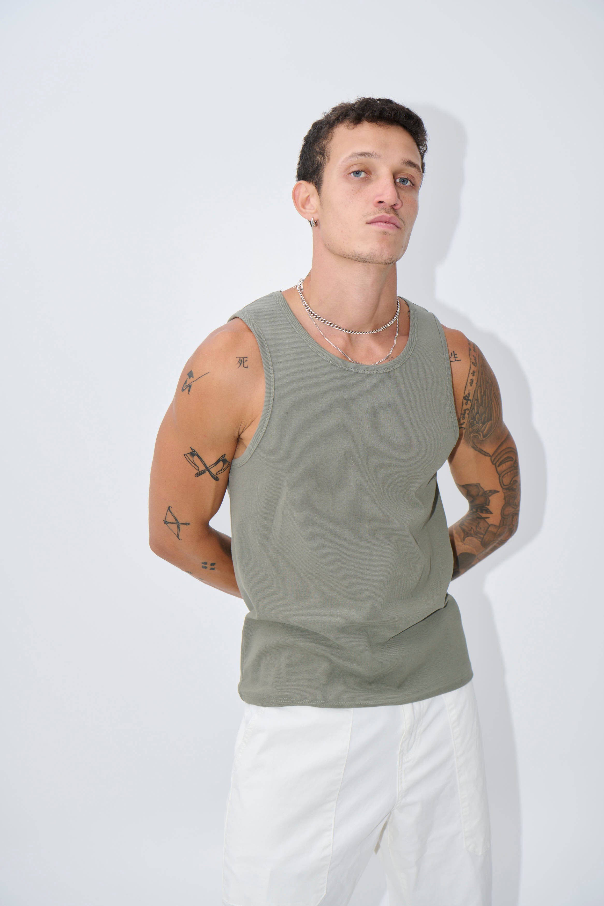 Declan Fitted Tank Army