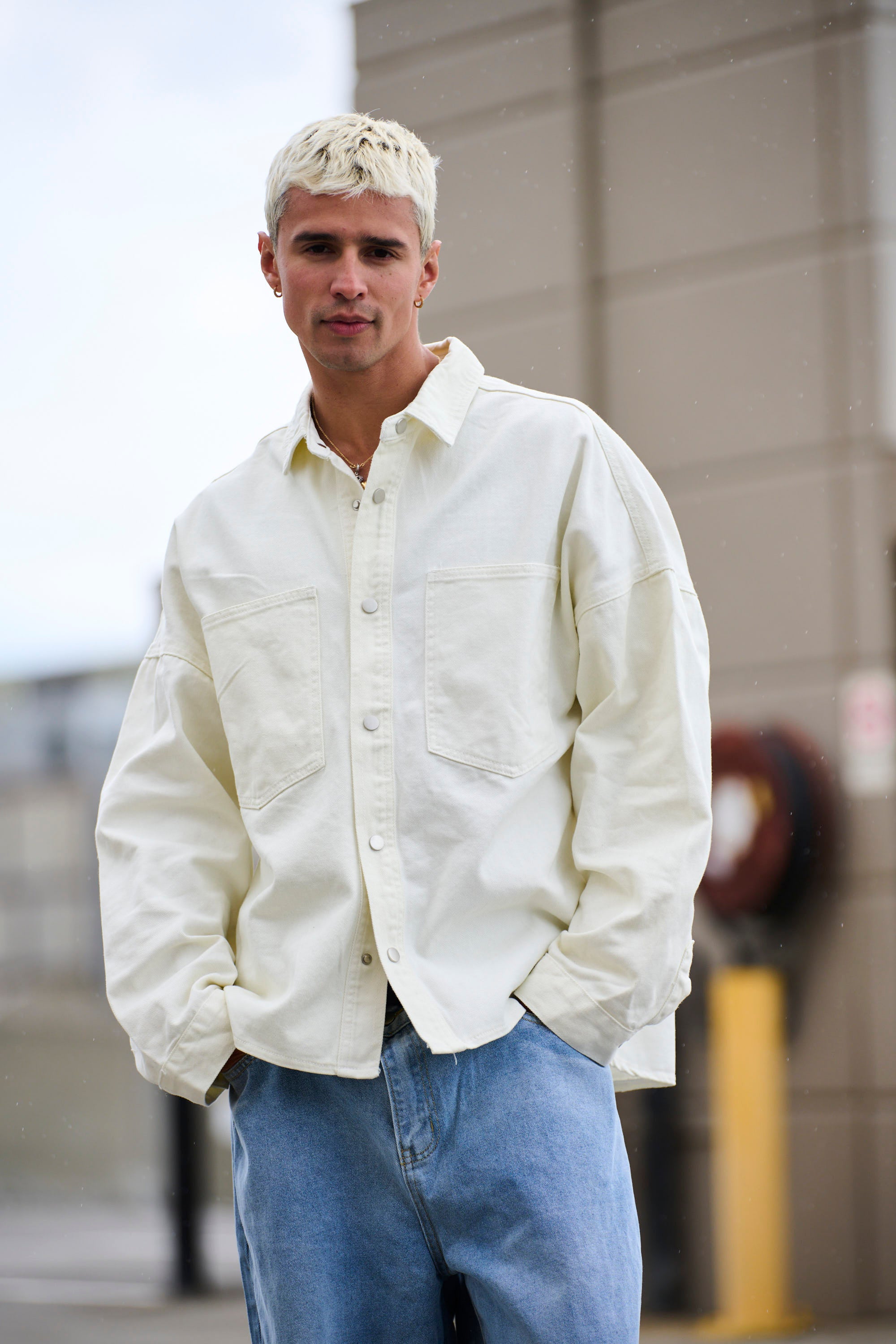 Heavyweight Denim Shirt Ivory