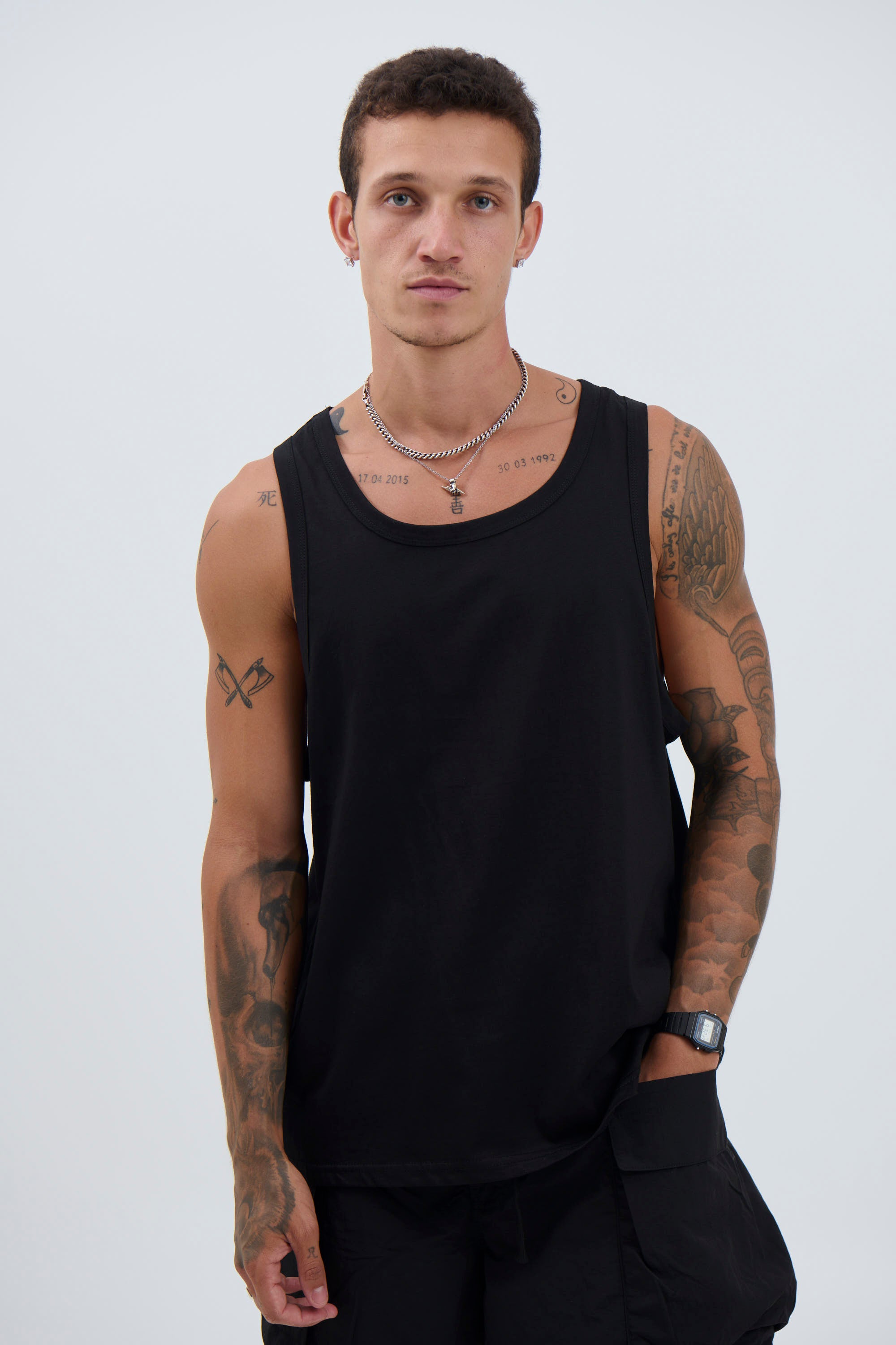 Maxwell Lightweight Tank Black