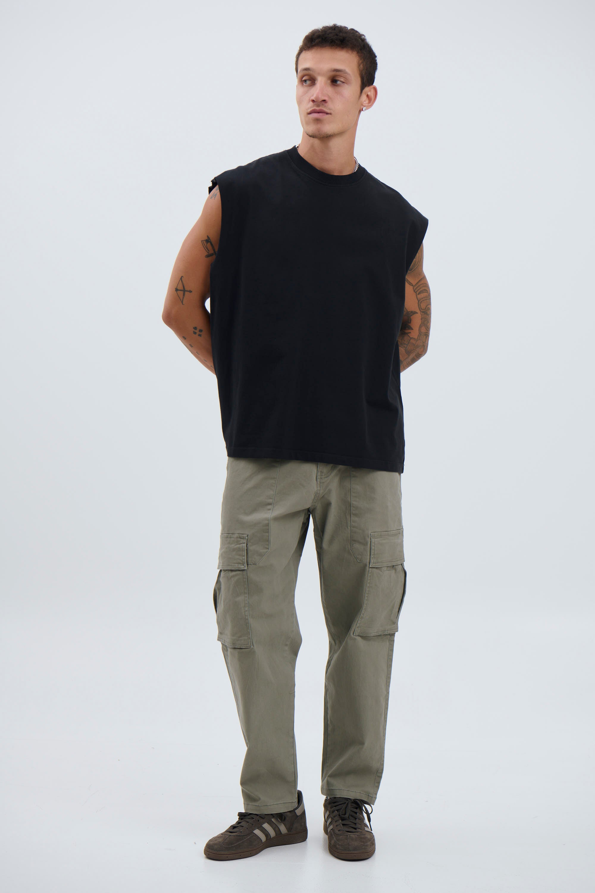 Heavyweight Crew Tank Black