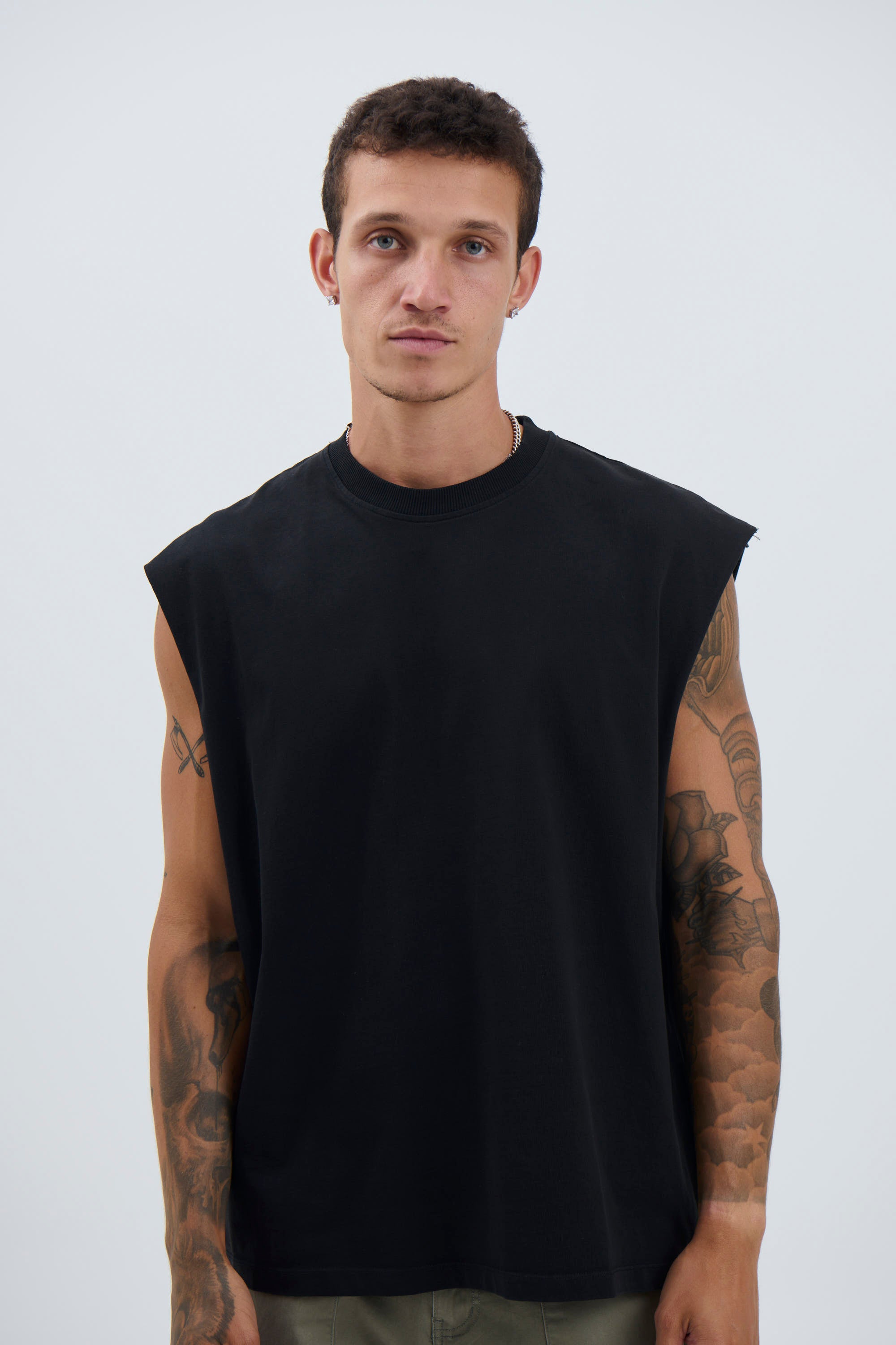 Heavyweight Crew Tank Black