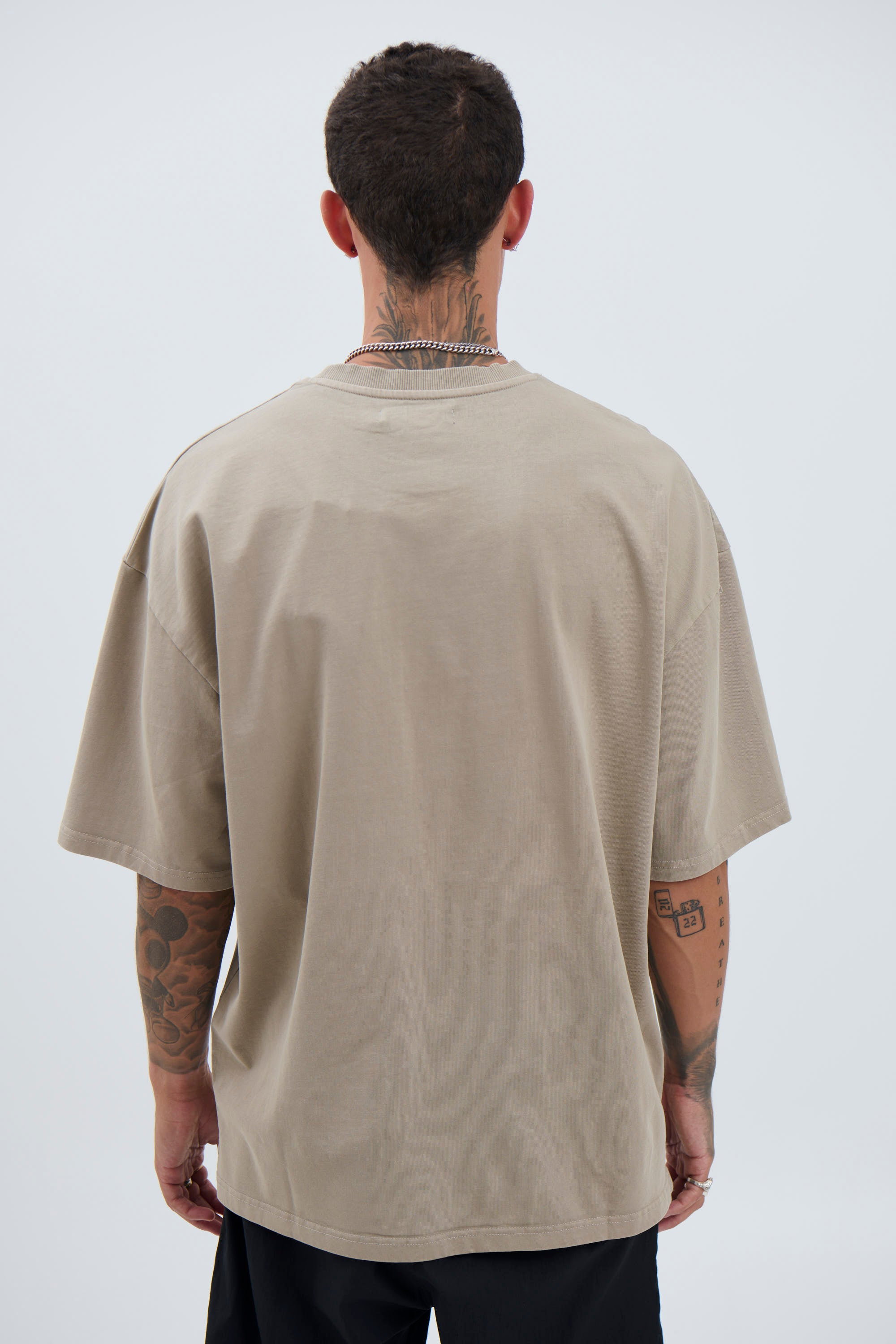 Joel Heavyweight Box Tee Stone