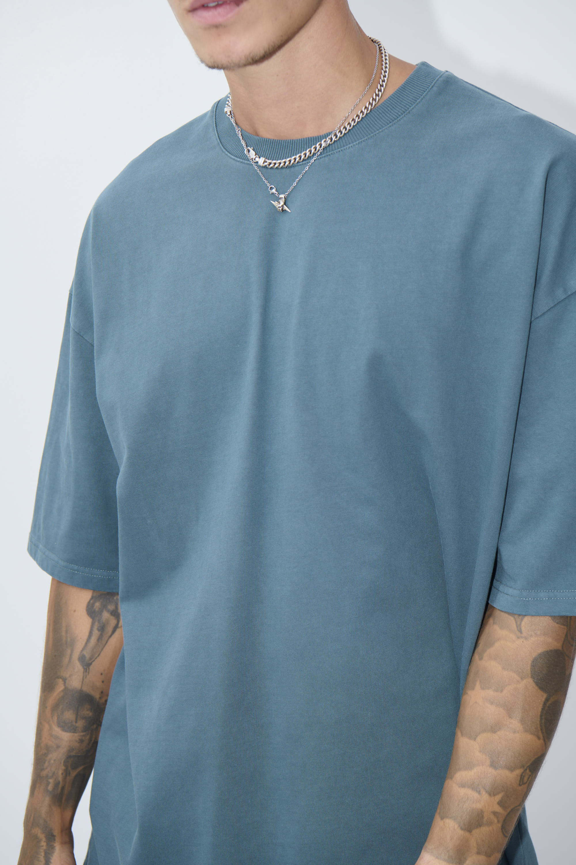 Joel Heavyweight Box Tee Emerald