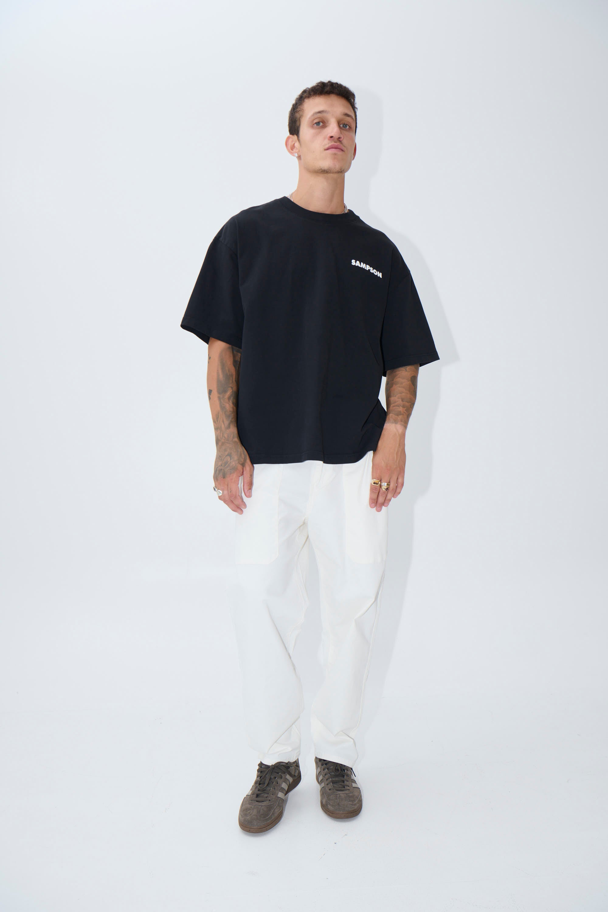 Damien Straight Pant Ivory - FINAL SALE
