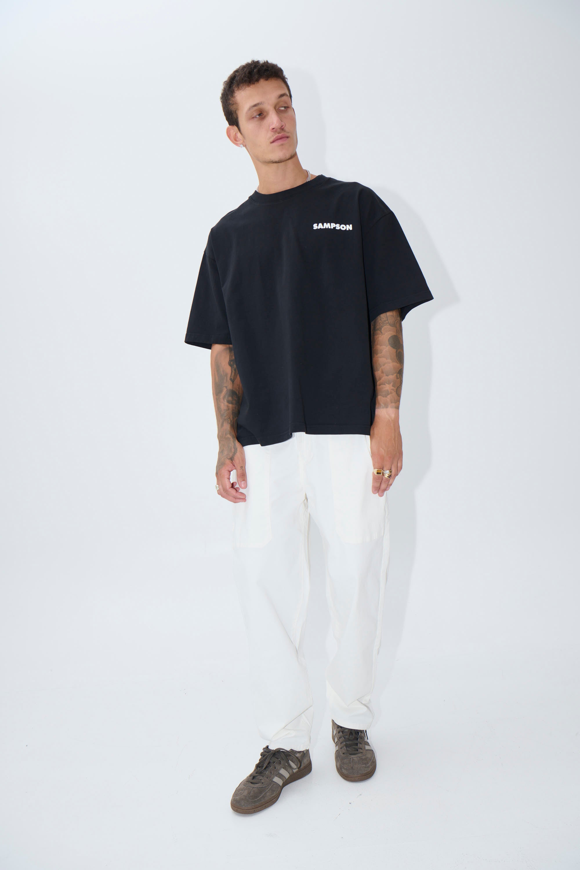 Damien Straight Pant Ivory - FINAL SALE