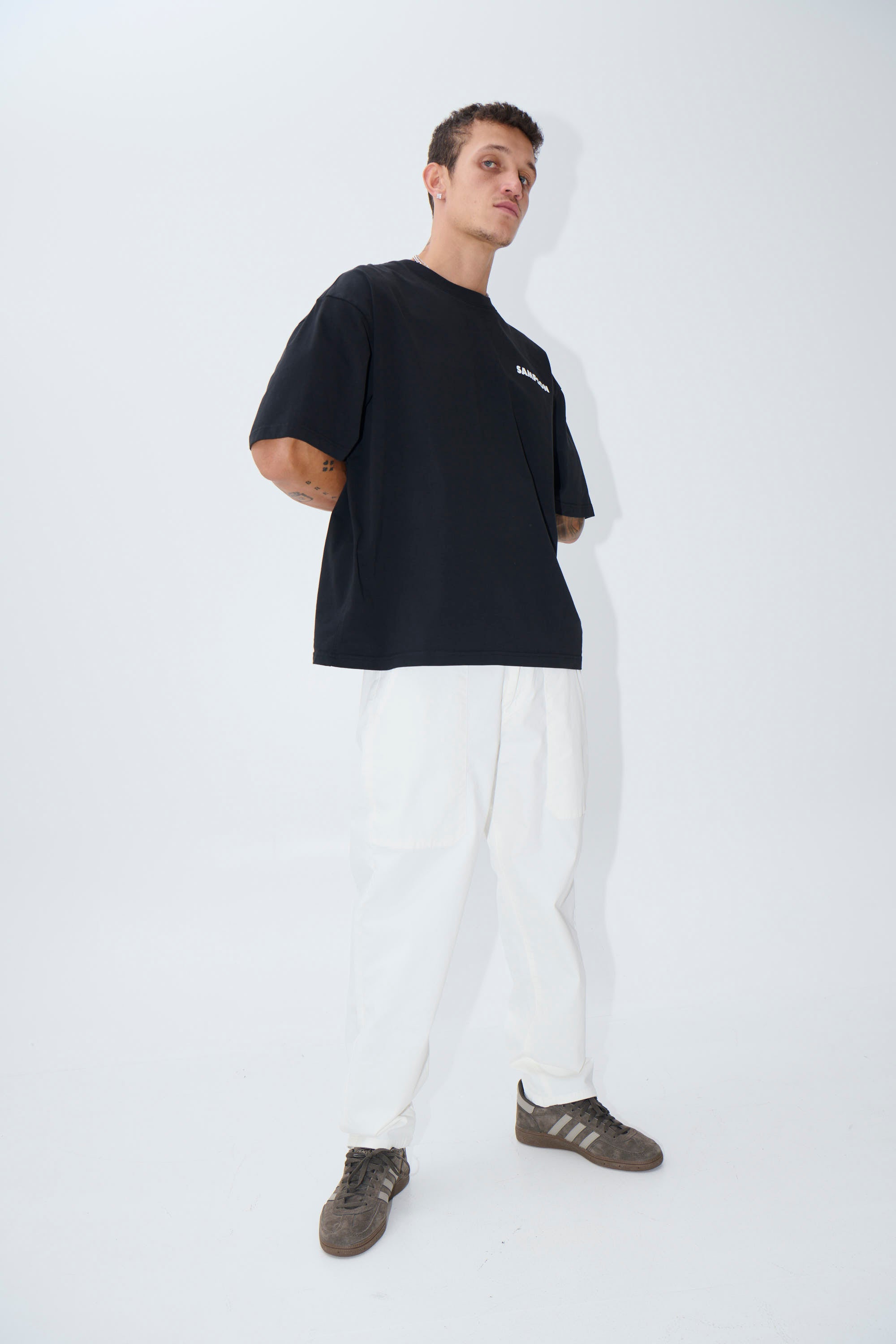 Damien Straight Pant Ivory - FINAL SALE
