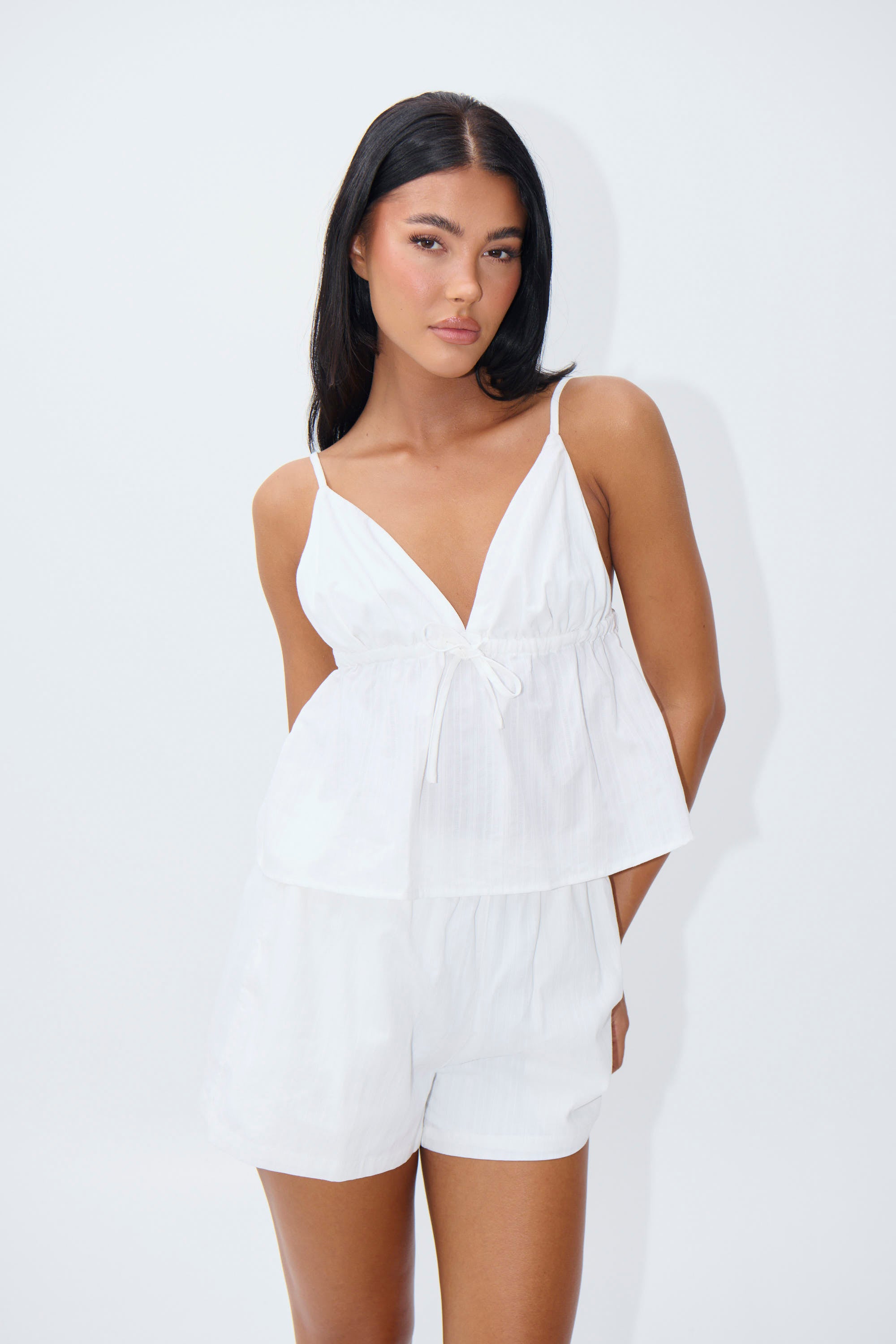 Mandy Crop White - FINAL SALE
