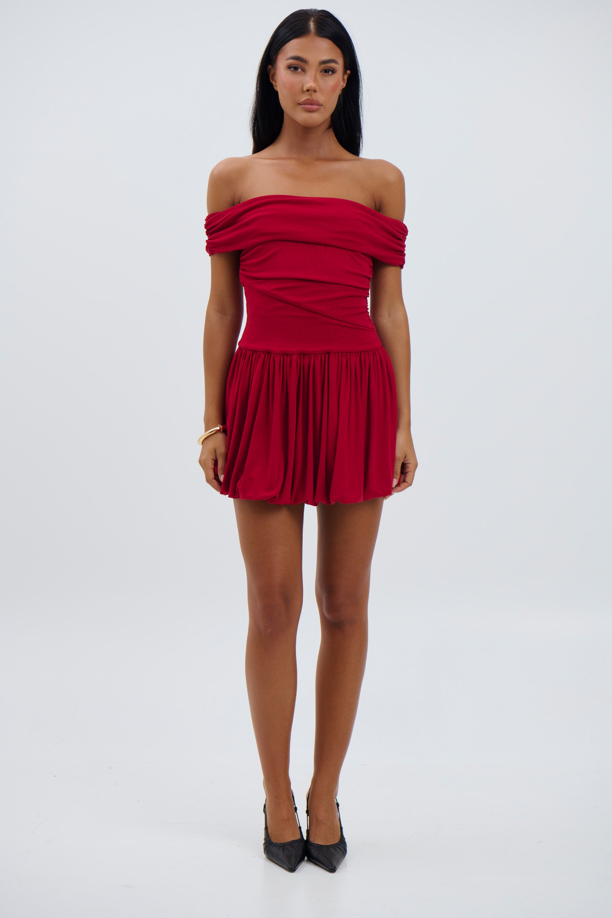 Manalla Mini Dress Cherry - FINAL SALE