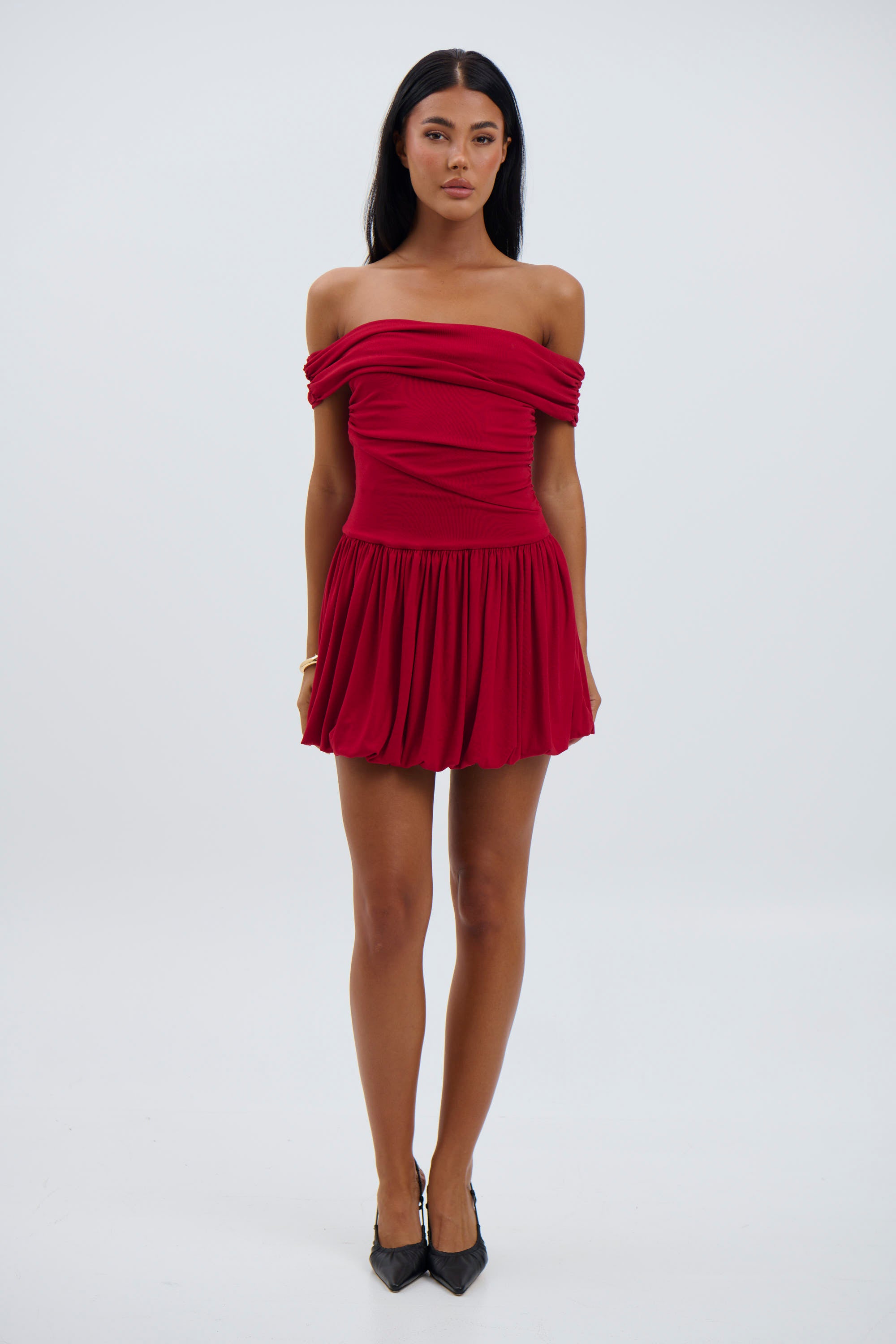 Manalla Mini Dress Cherry - FINAL SALE