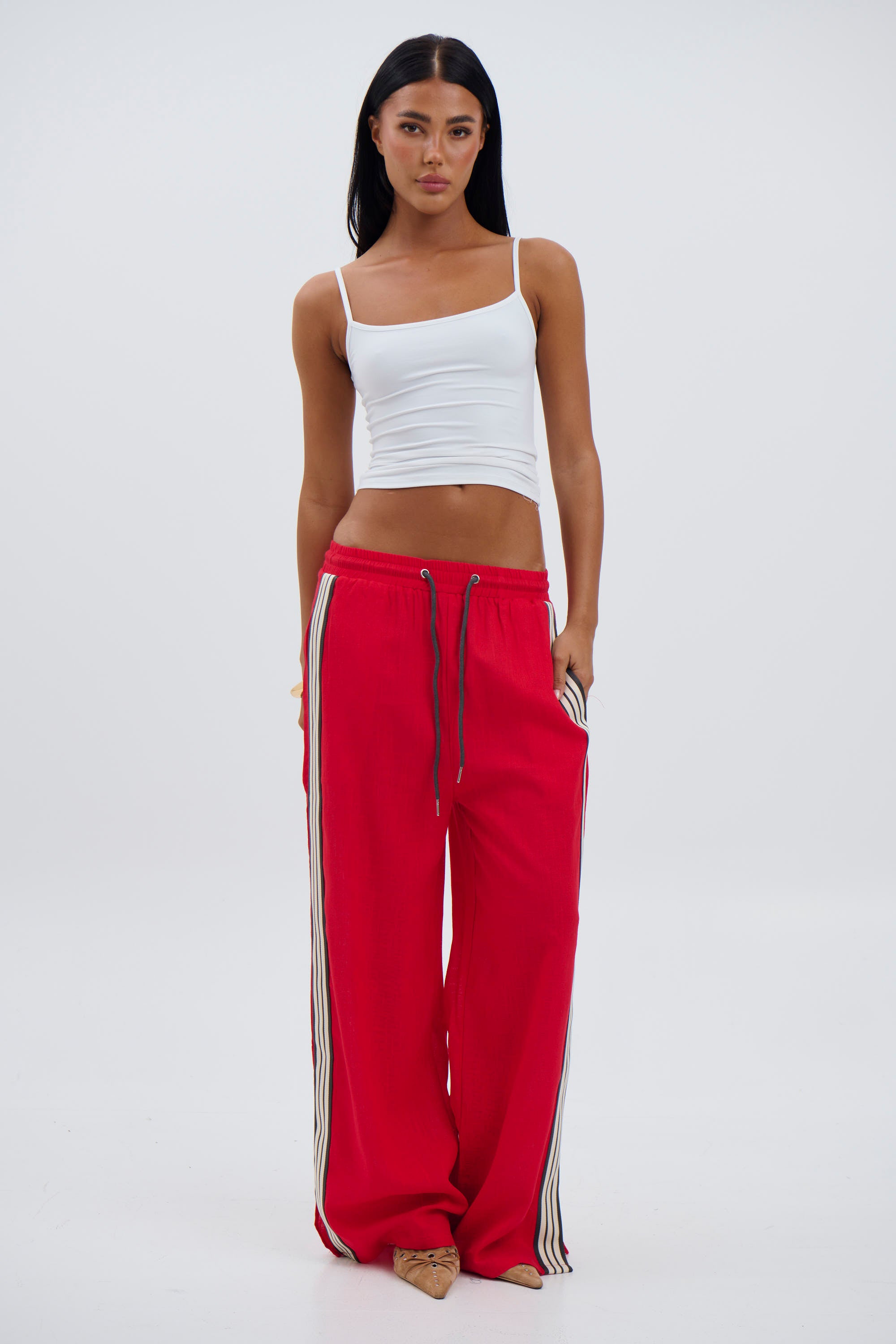 Leesa Pant Red - FINAL SALE