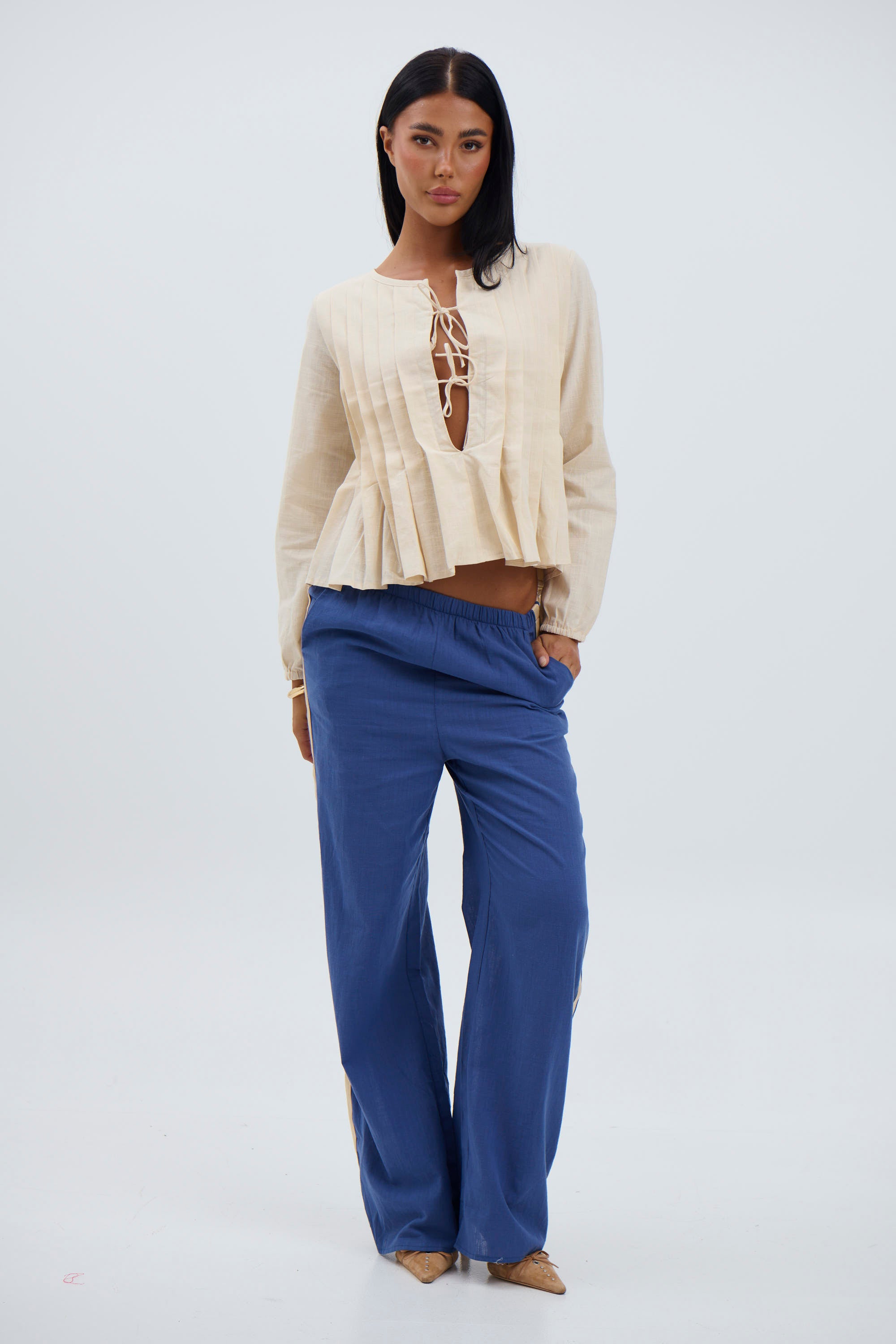 Alexandra Shirt Cream - FINAL SALE