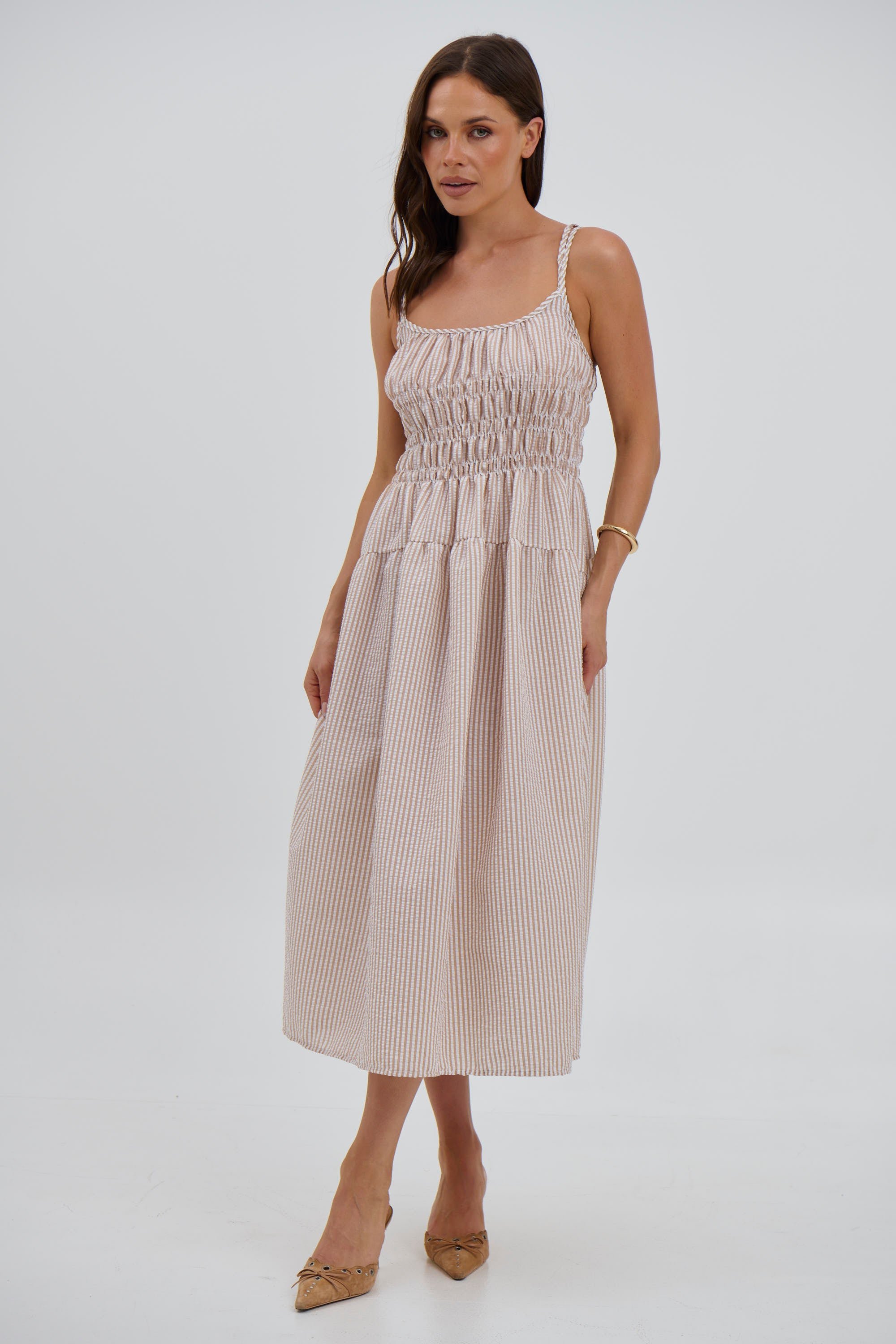 Melrose Dress Nude - FINAL SALE
