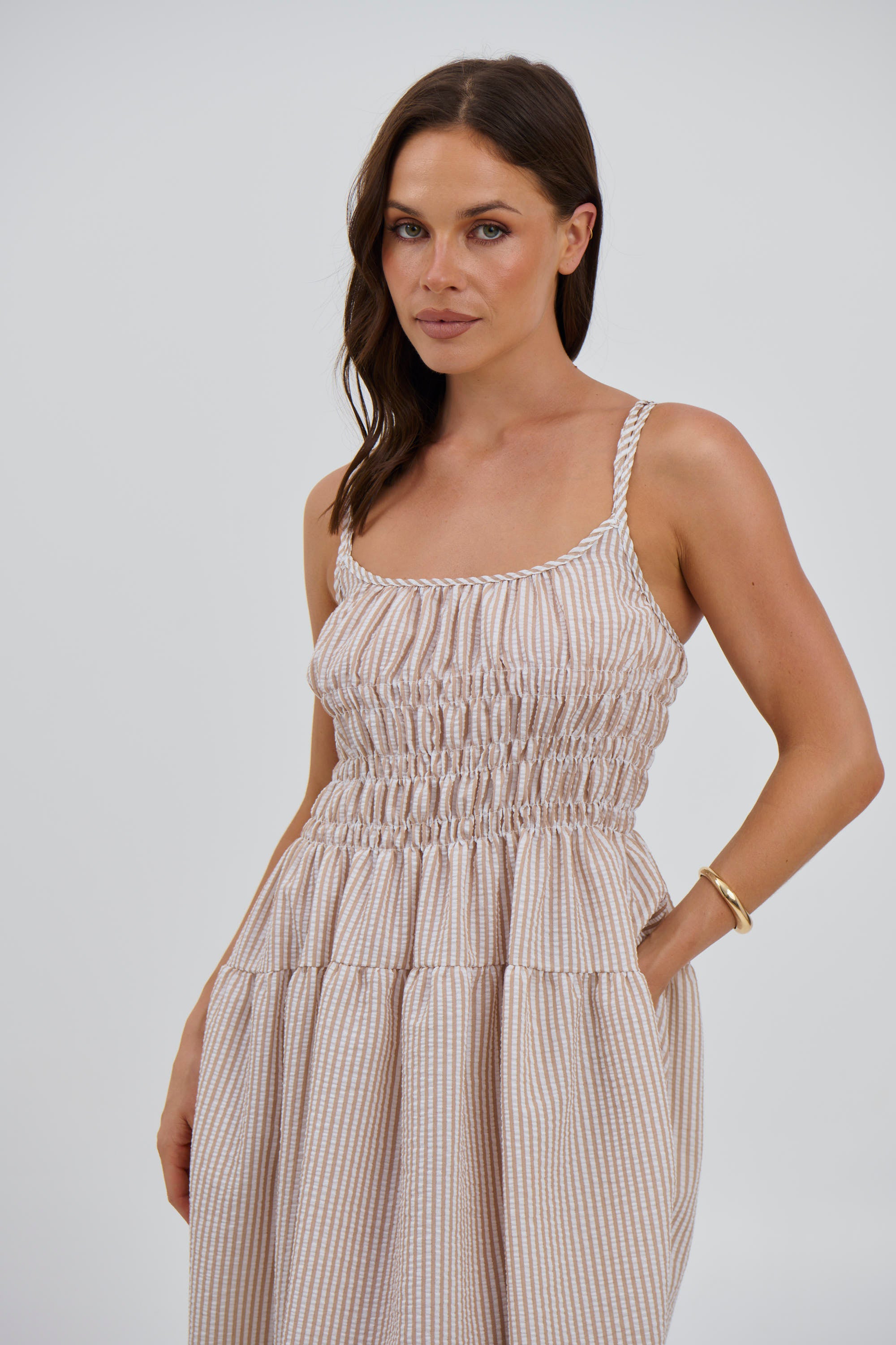 Melrose Dress Nude - FINAL SALE